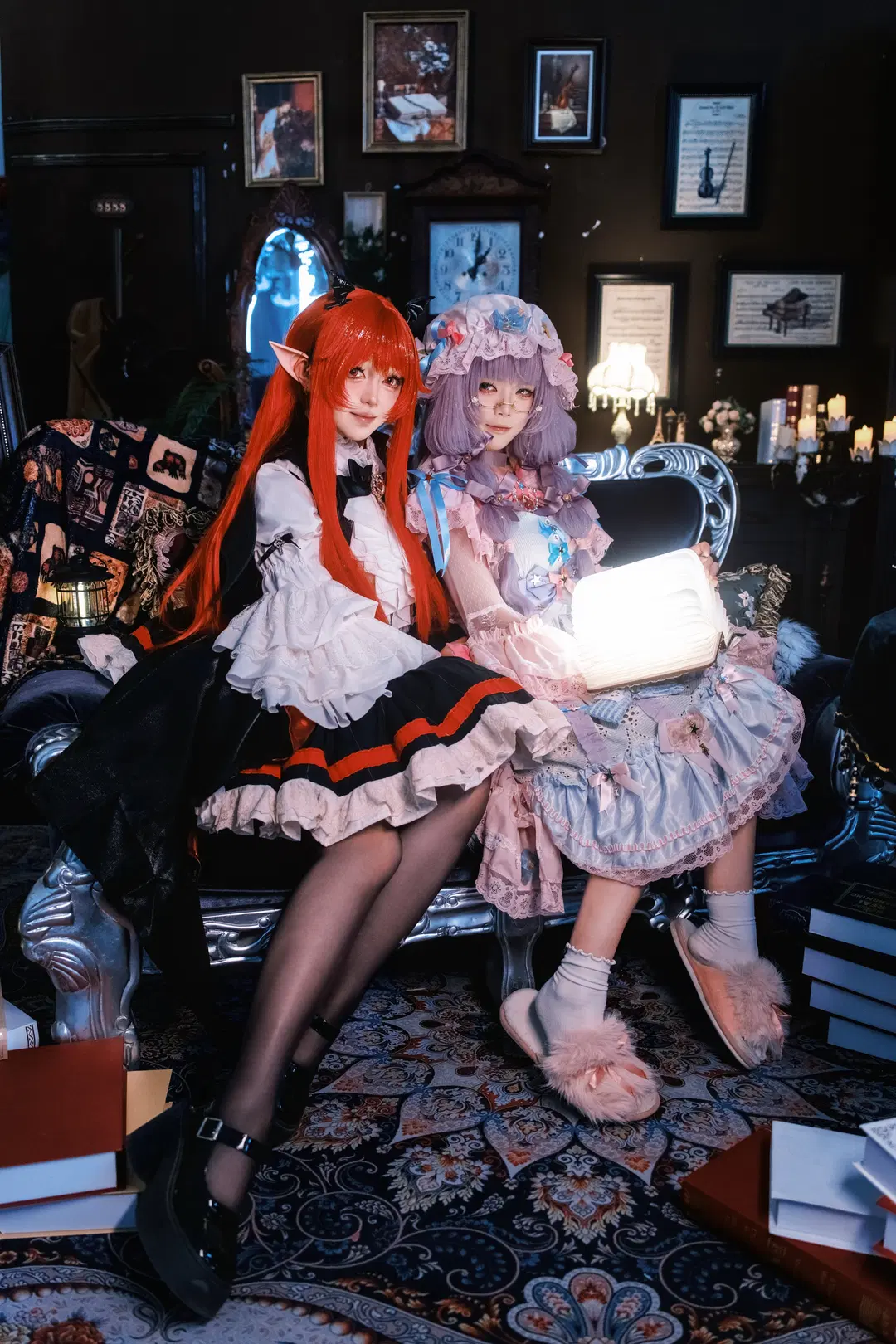 【パチュリー コスプレ】『東方Project』図書館の静謐なる魔法のひととき - 寻灯 - 3枚目