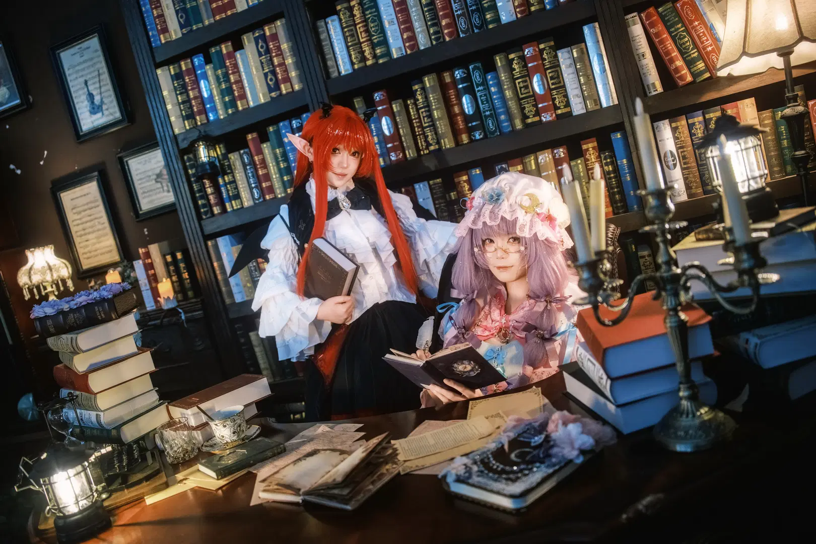 【パチュリー コスプレ】『東方Project』図書館の静謐なる魔法のひととき - 寻灯 - 5枚目
