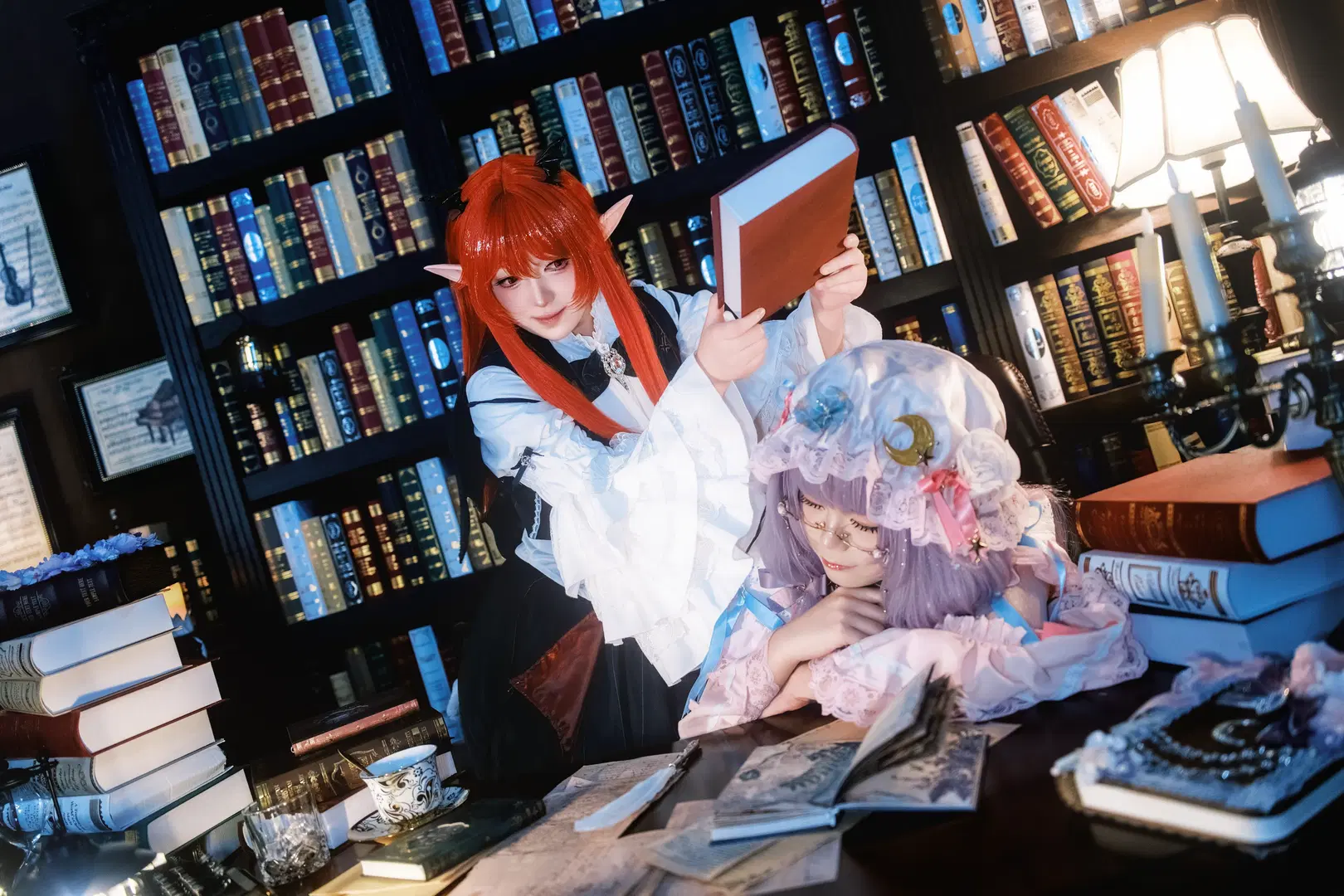 【パチュリー コスプレ】『東方Project』図書館の静謐なる魔法のひととき - 寻灯 - 6枚目