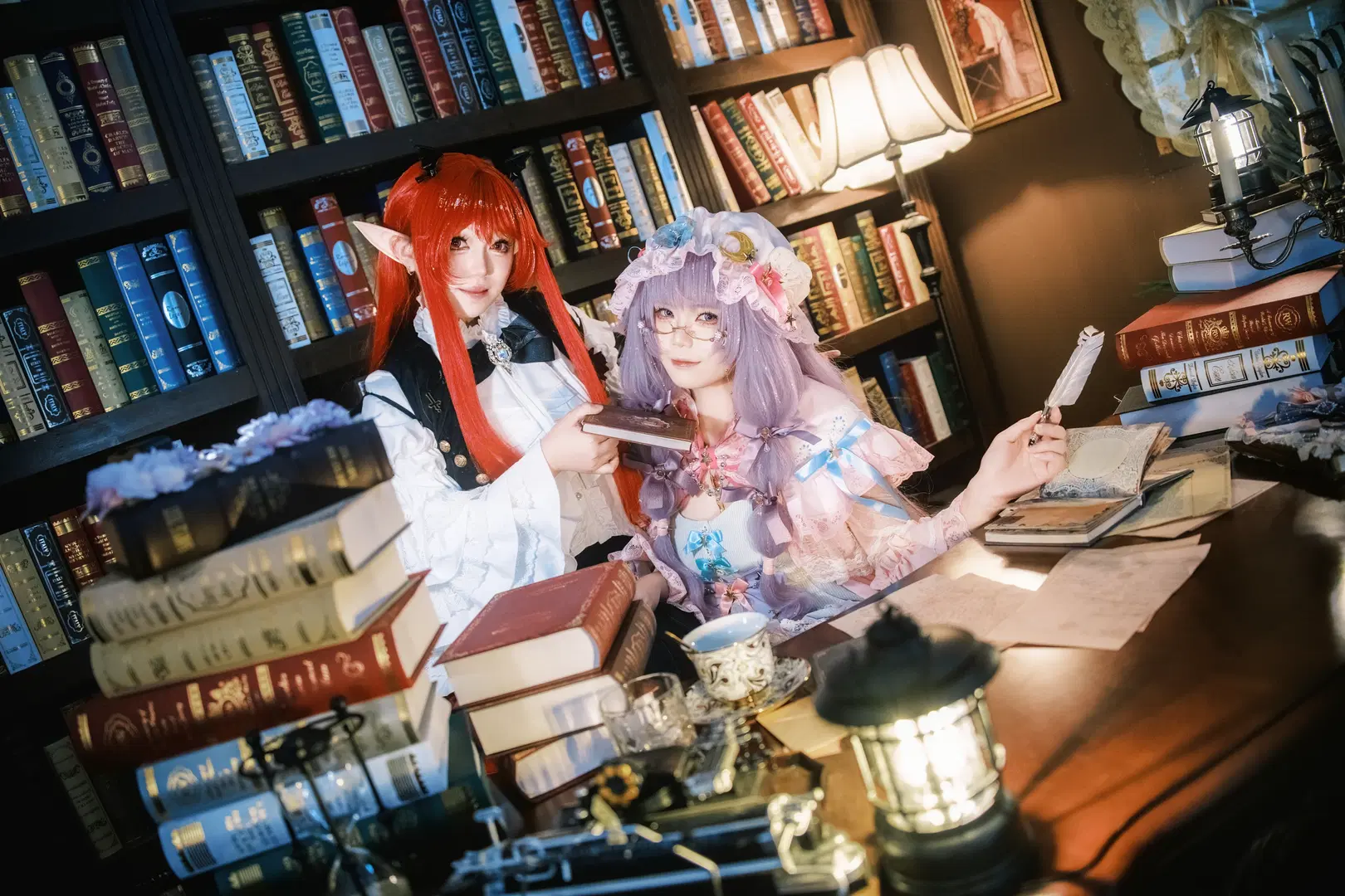 【パチュリー コスプレ】『東方Project』図書館の静謐なる魔法のひととき - 寻灯 - 8枚目