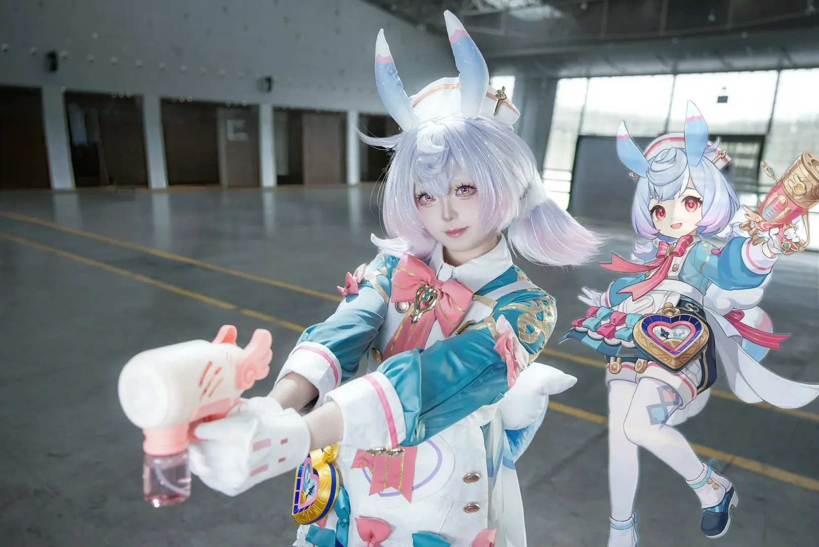 原神, cosplay, 原神创作者激励计划, 希格雯cos, 白丝 - 第2张