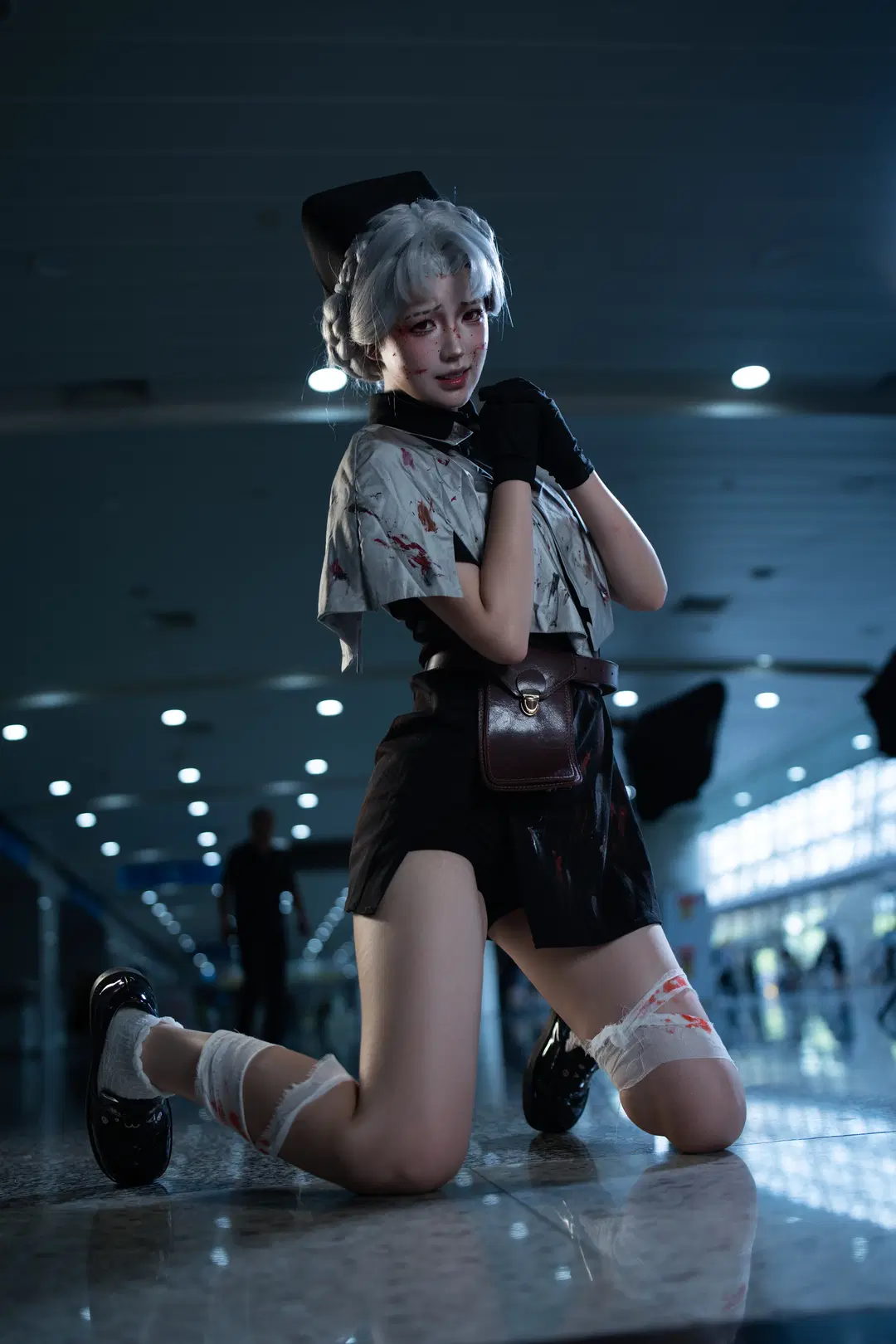 Convention photo, Identity V, Nurse outfit, Doctor cosplay, Bandage