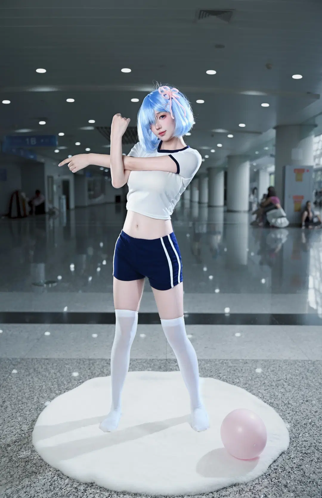 [Rem cosplay] Re:ZERO -Starting Life in Another World- Gym Uniform Rem: Convention Photo Sharing by 舍予三金 - Image 4