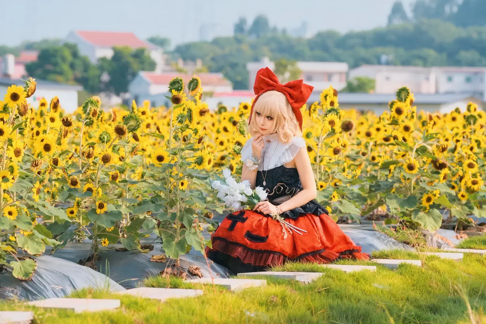 【Medicine Melancholy cosplay】Touhou Project Sweet Poison in the Sunflower Field by 脆脆一点都不好吃 - Image 2