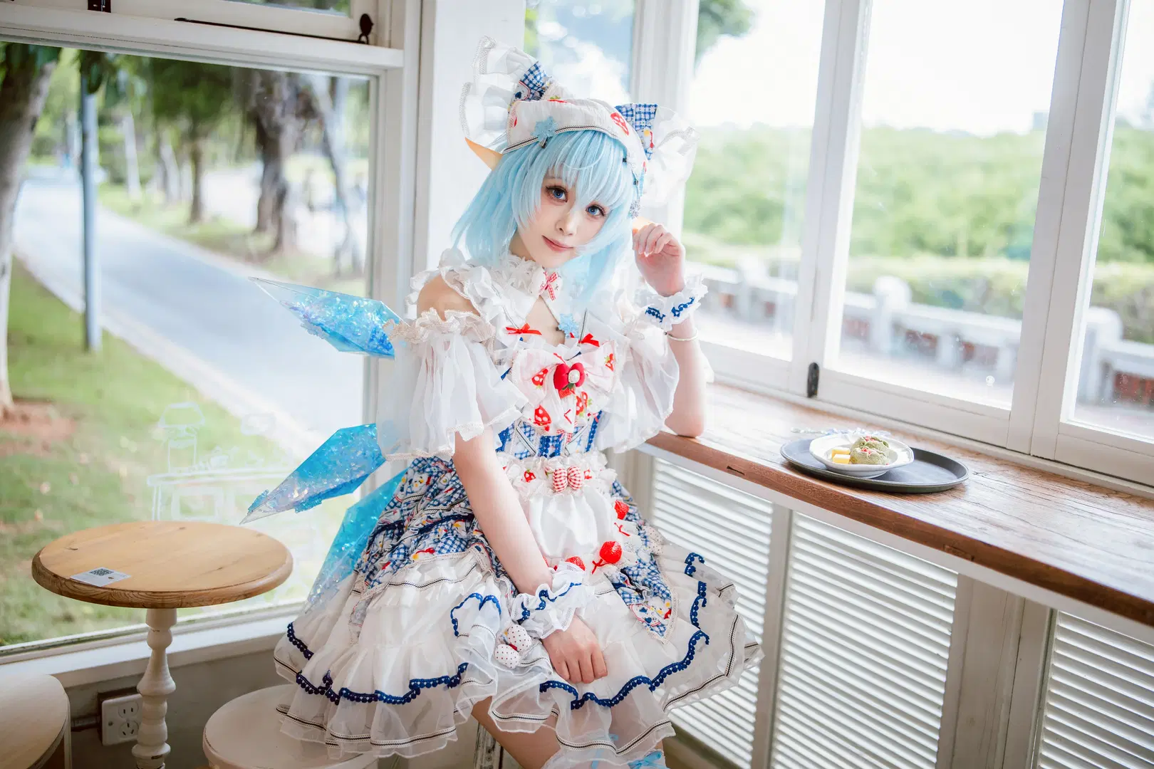【琪露诺cos】东方project的冰之妖精咖啡屋大冒险 - 脆脆一点都不好吃 - 第2张