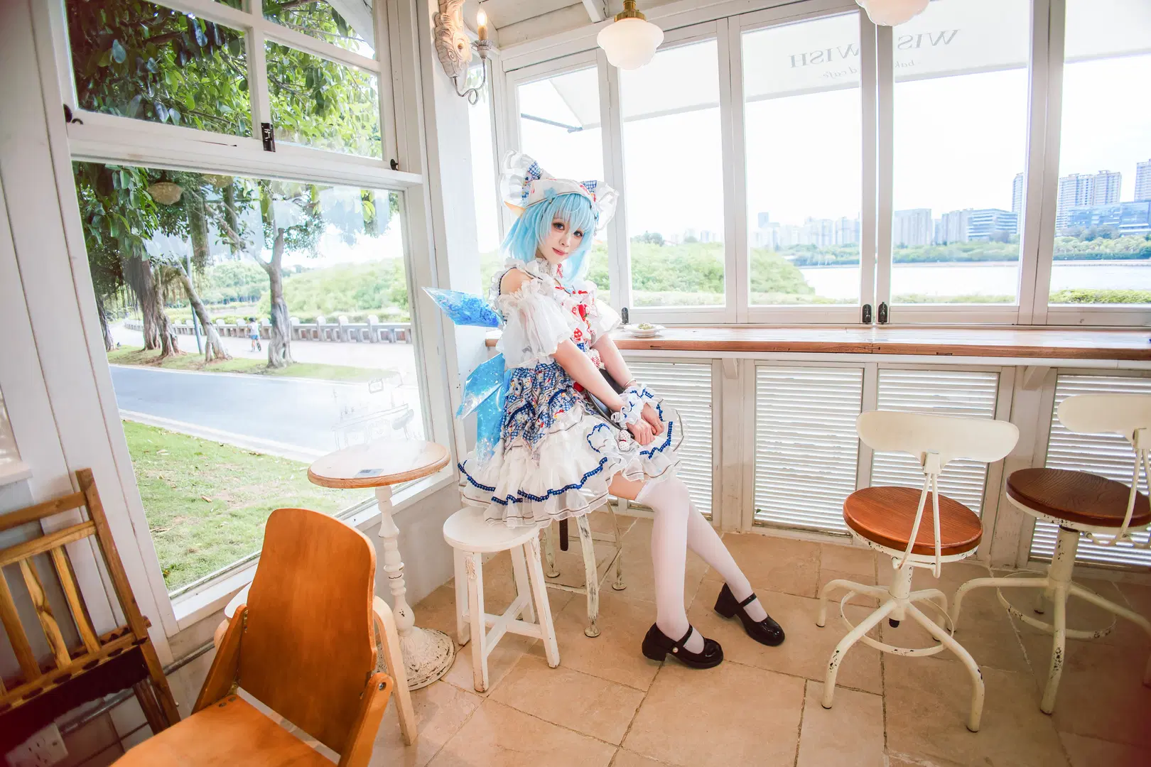 【琪露诺cos】东方project的冰之妖精咖啡屋大冒险 - 脆脆一点都不好吃 - 第3张