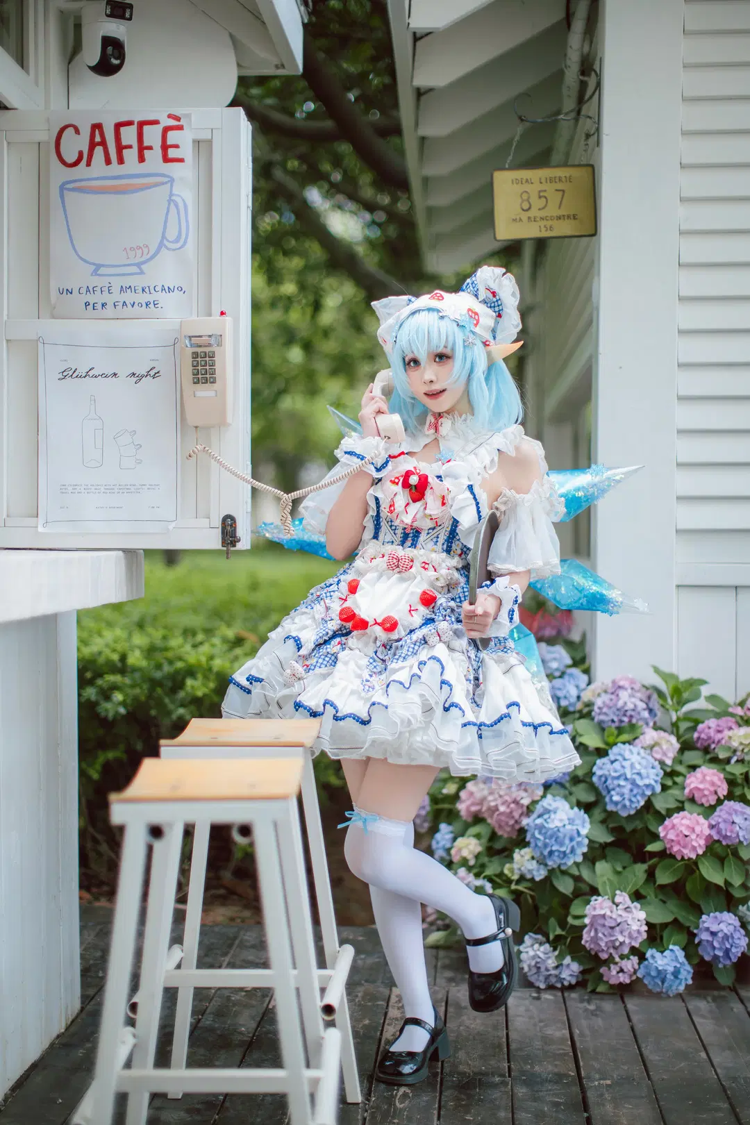 【琪露诺cos】东方project的冰之妖精咖啡屋大冒险 - 脆脆一点都不好吃 - 第5张