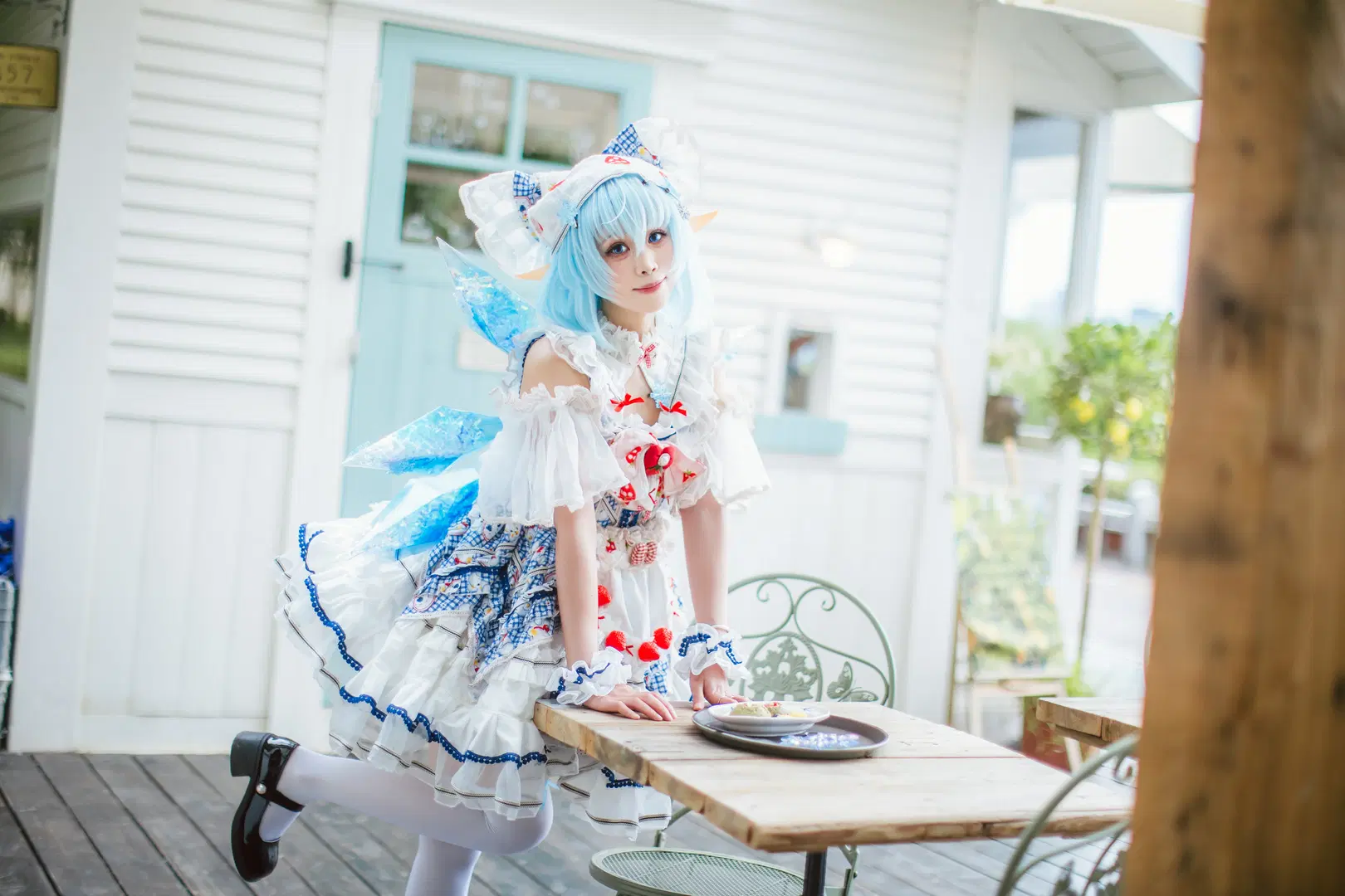 【琪露诺cos】东方project的冰之妖精咖啡屋大冒险 - 脆脆一点都不好吃 - 第7张