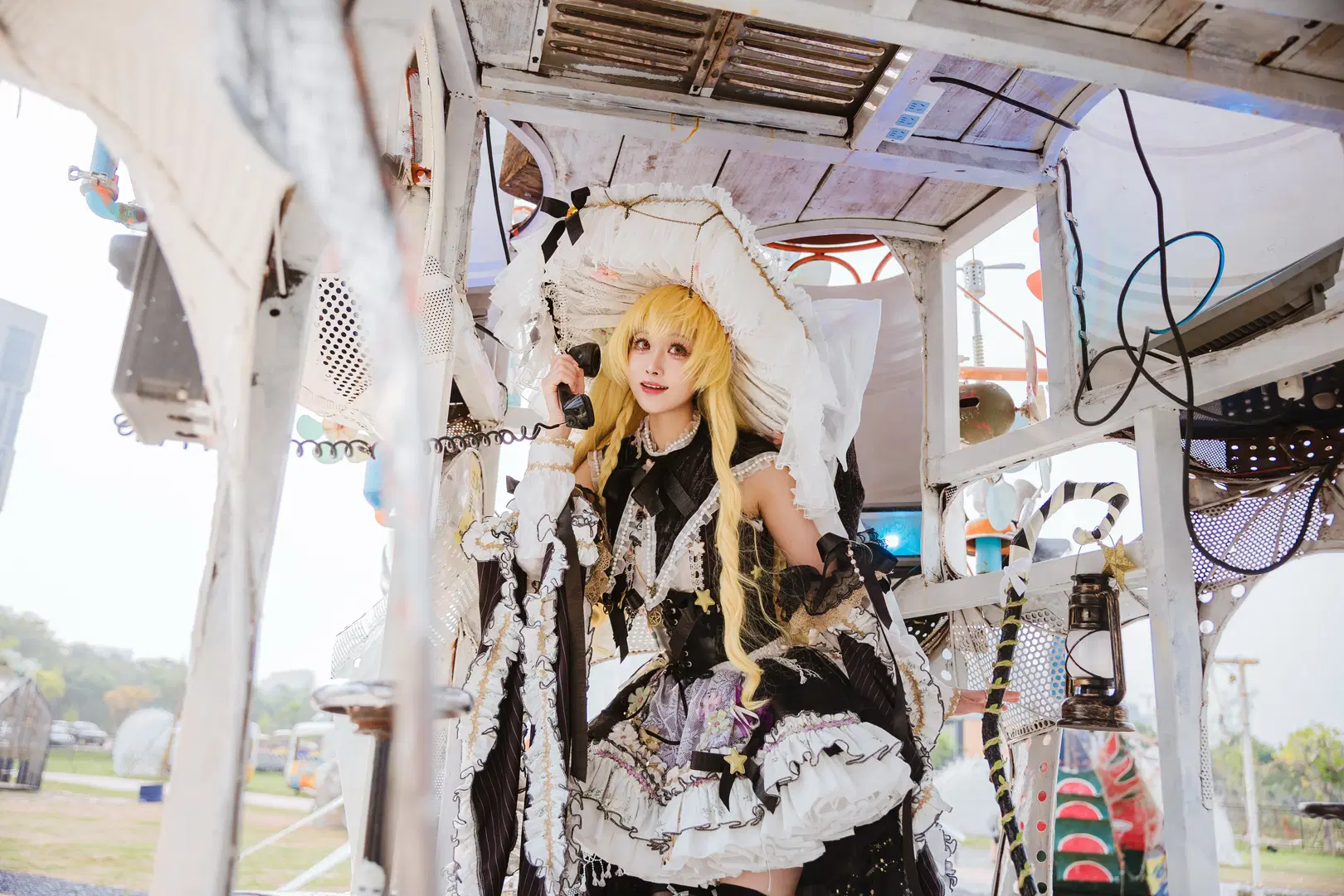 [Marisa Kirisame cosplay] Touhou Project Magician: Gothic Lolita Journey Through Metallic Ruins by 脆脆一点都不好吃 - Image 7
