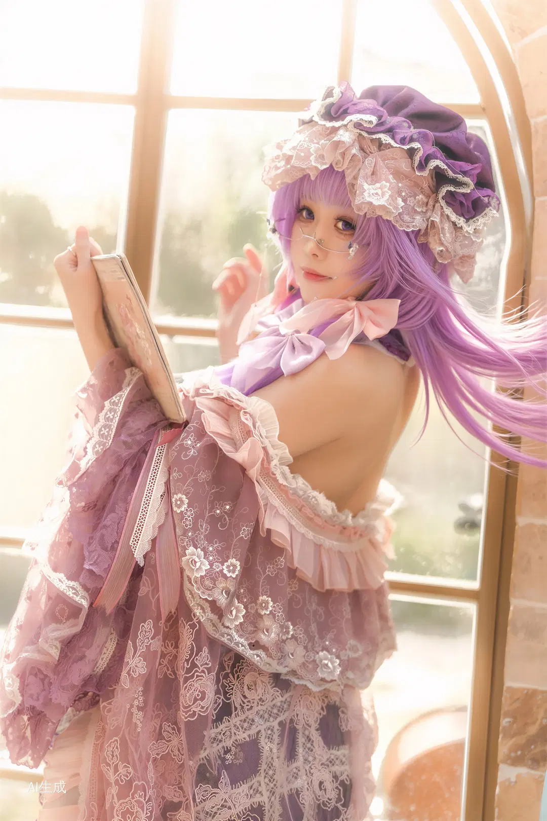 【パチュリー コスプレ】東方Project 静かな午後の読書時間 - 脆脆一点都不好吃 - 4枚目
