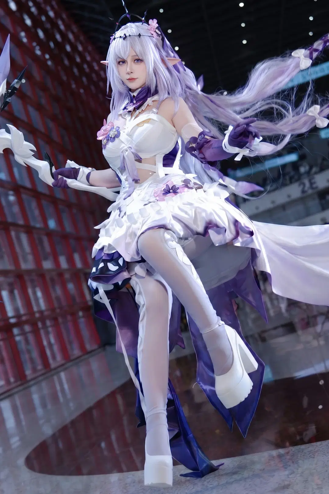 cosplay, 崩坏星穹铁道, 漫展场照, 遐蝶cos, 白丝