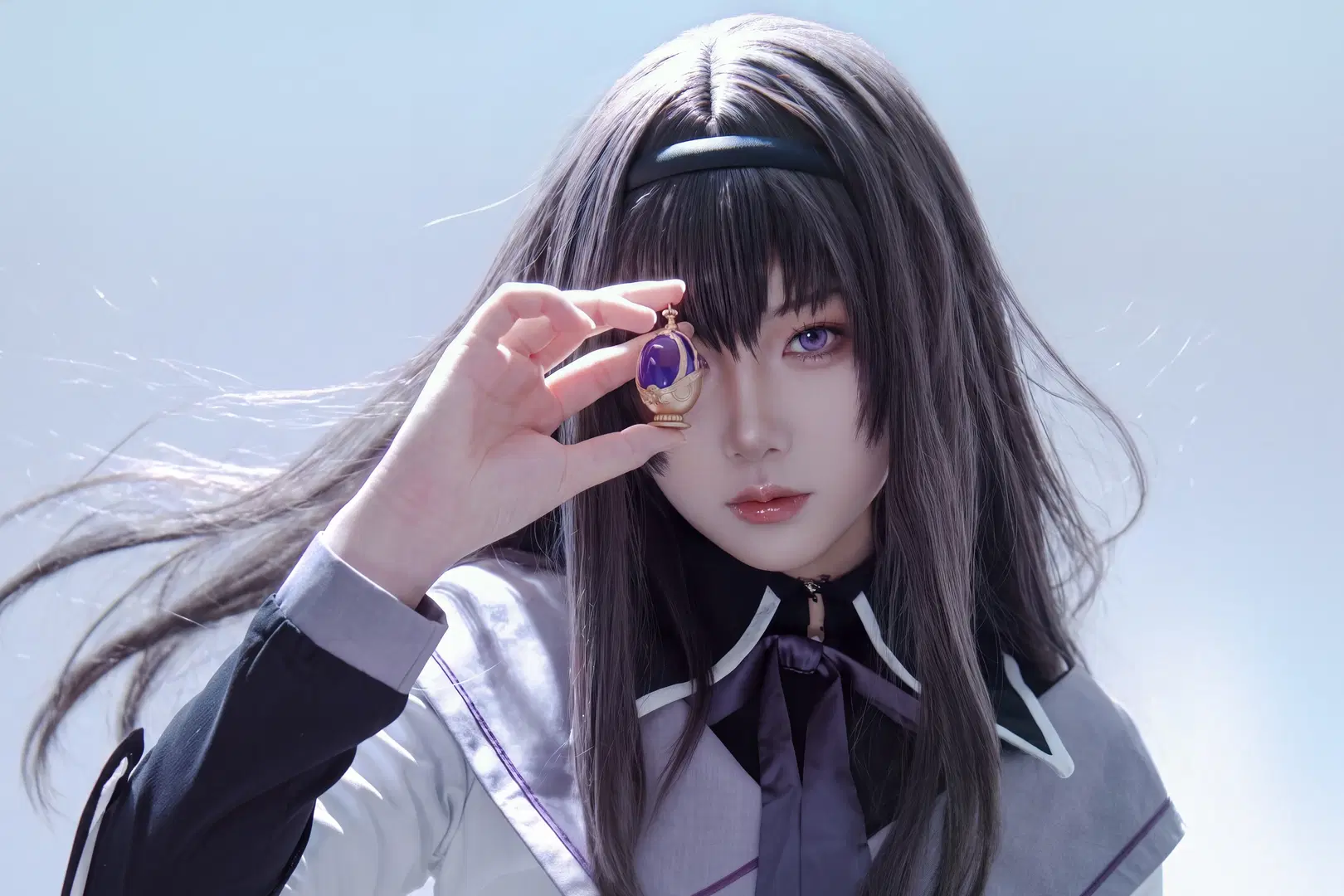 【曉美焰cos】魔法少女小圓的冷豔與優雅，還原度拉滿 - 阵雨_zhenyudtk - 第3張