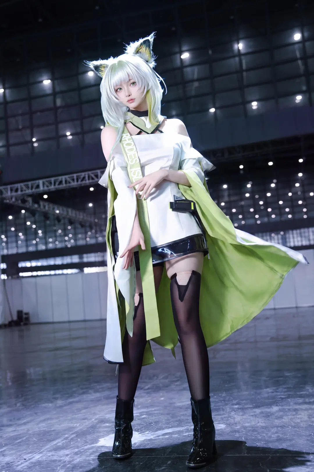 アニメイベント, アークナイツ, タクティカルスタイル, 黒ストッキング, ケルシー コスプレ