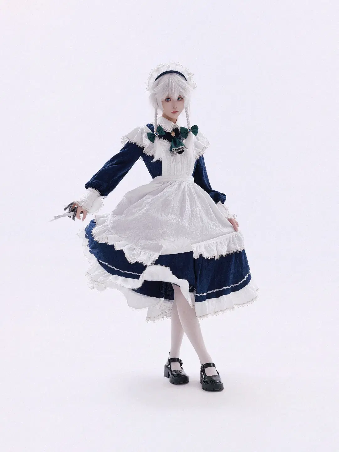 【十六夜咲夜cos】東方Project 女僕長的白棚飛刀時刻 - 秋风今天不修图 - 第3張