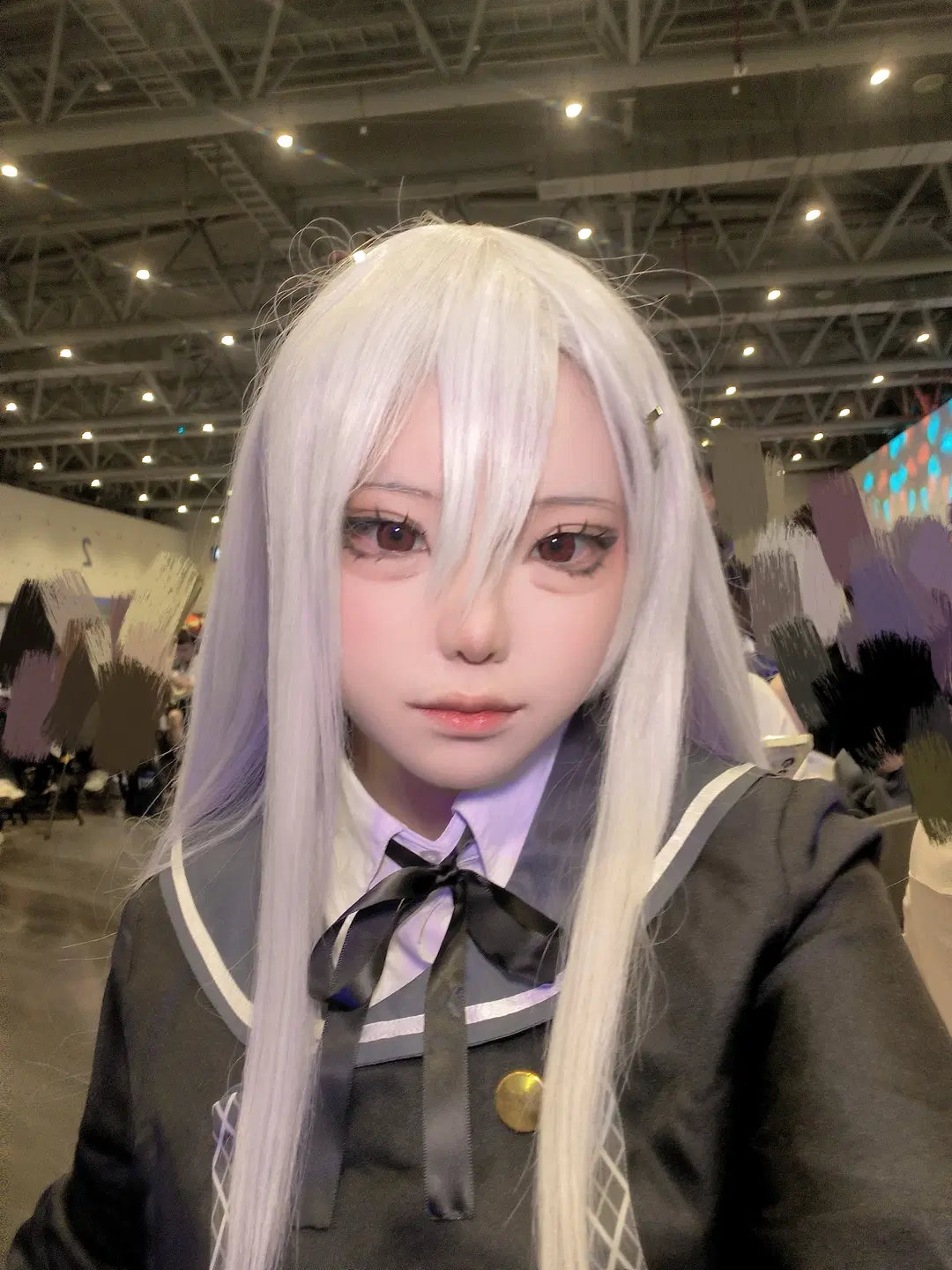 漫展返图, 水手服cos, 银发cos, 皇城刹那cos, 音击