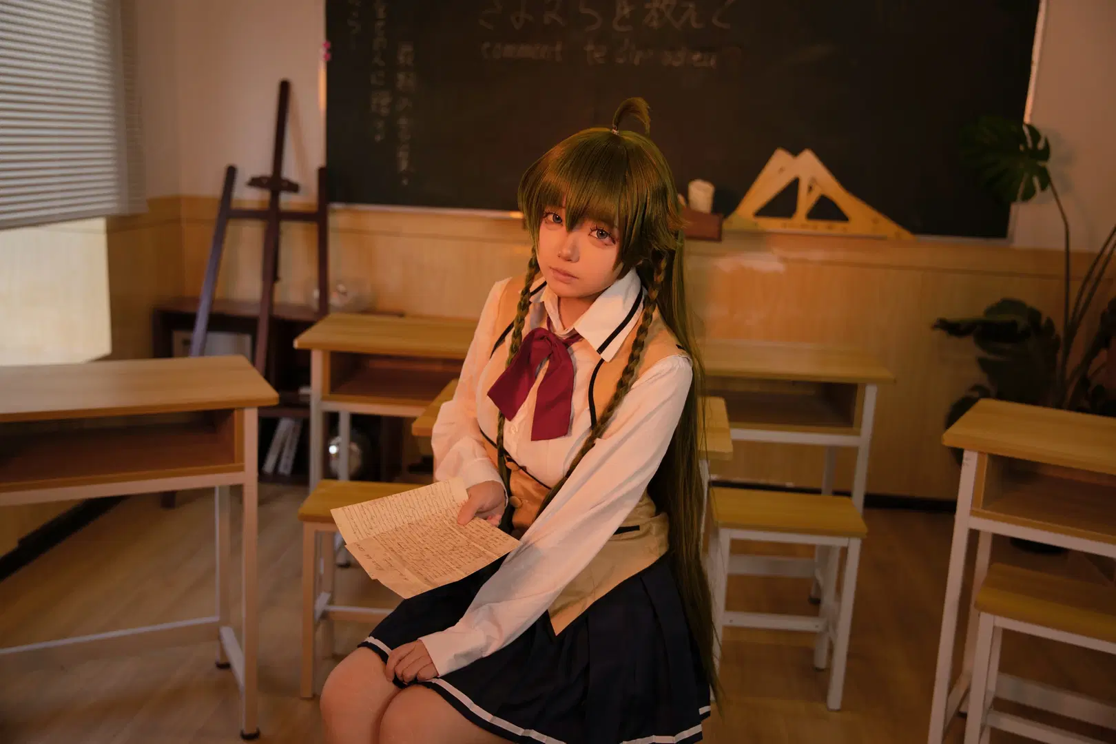 【巣鴨睦月コスプレ】『さよならを教えて』毒電波教室で紡ぐ憂鬱な告白 - 酒精灯Kana - 10枚目
