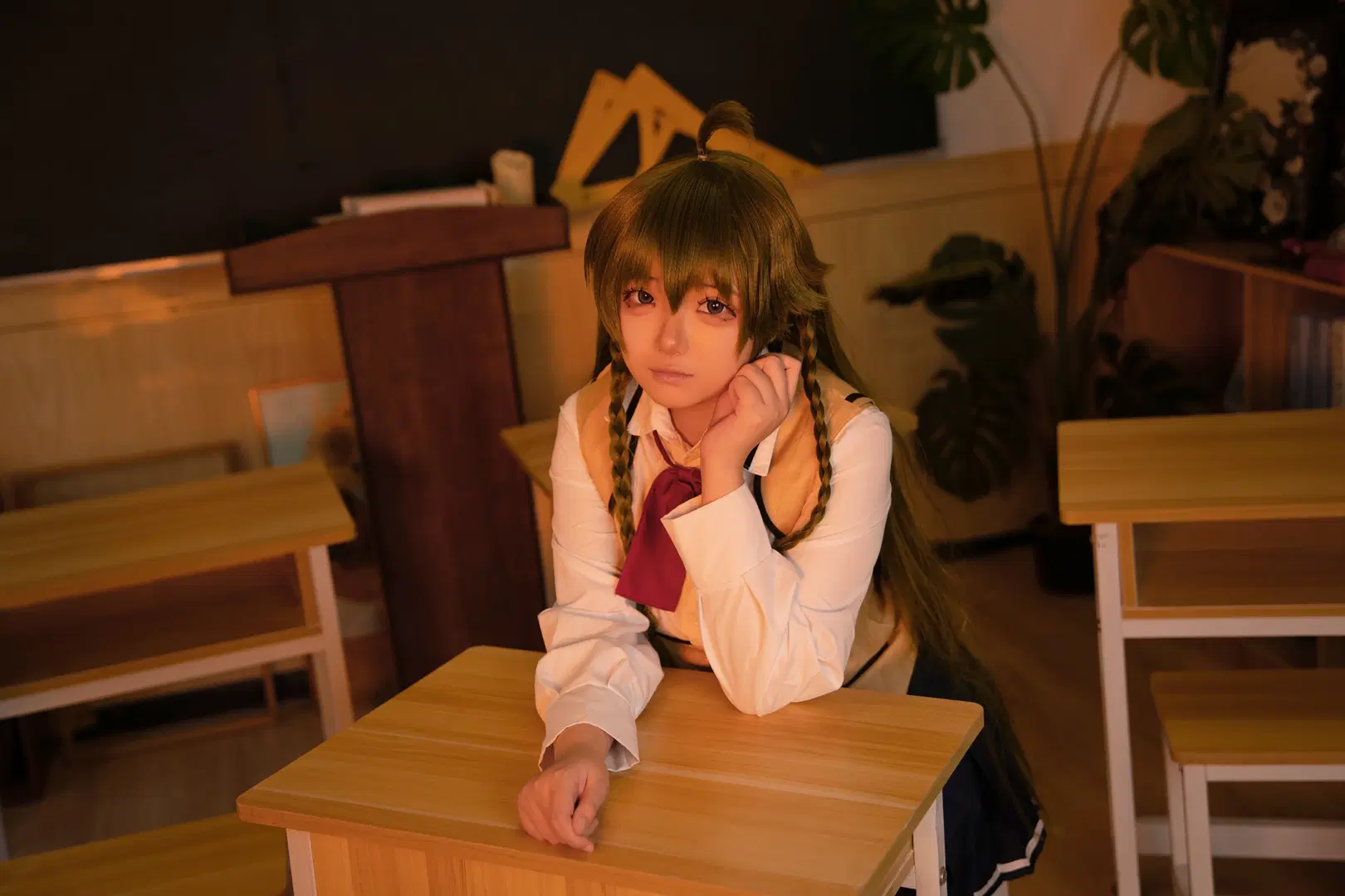 【巣鴨睦月コスプレ】『さよならを教えて』毒電波教室で紡ぐ憂鬱な告白 - 酒精灯Kana - 11枚目