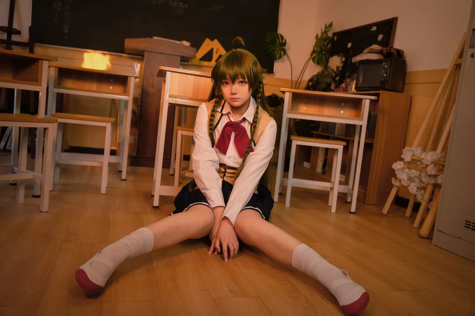 【巣鴨睦月コスプレ】『さよならを教えて』毒電波教室で紡ぐ憂鬱な告白 - 酒精灯Kana - 3枚目