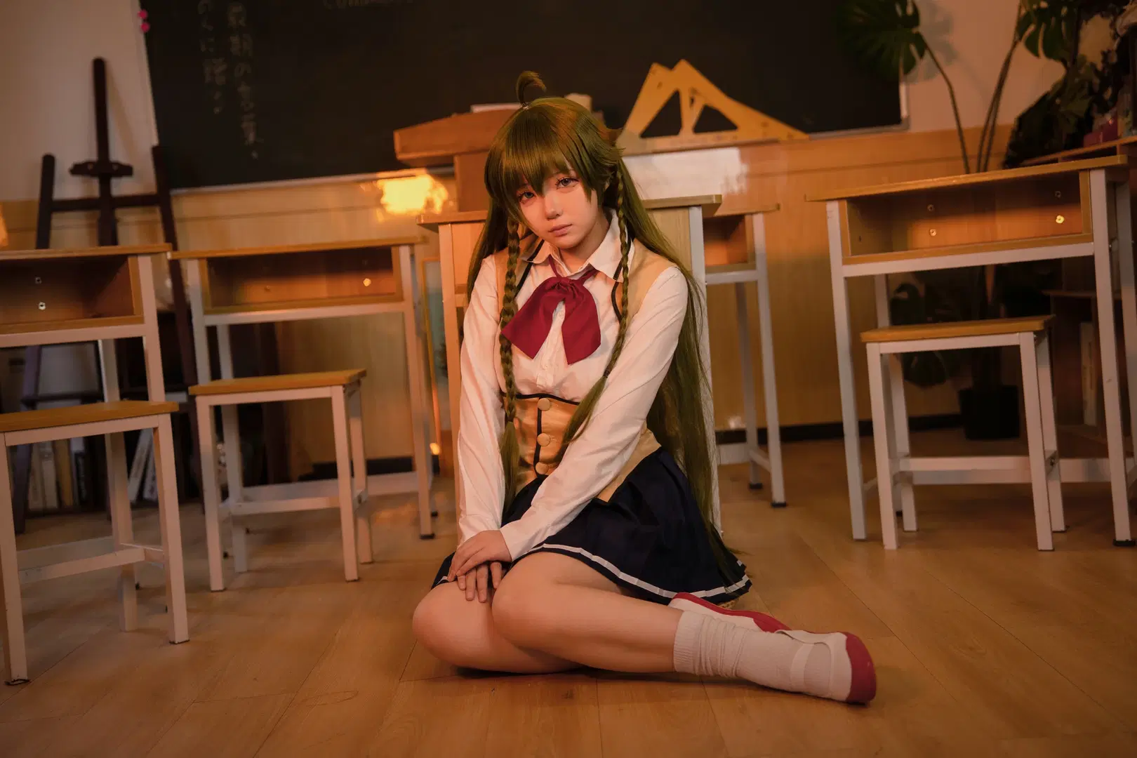 【巣鴨睦月コスプレ】『さよならを教えて』毒電波教室で紡ぐ憂鬱な告白 - 酒精灯Kana - 4枚目