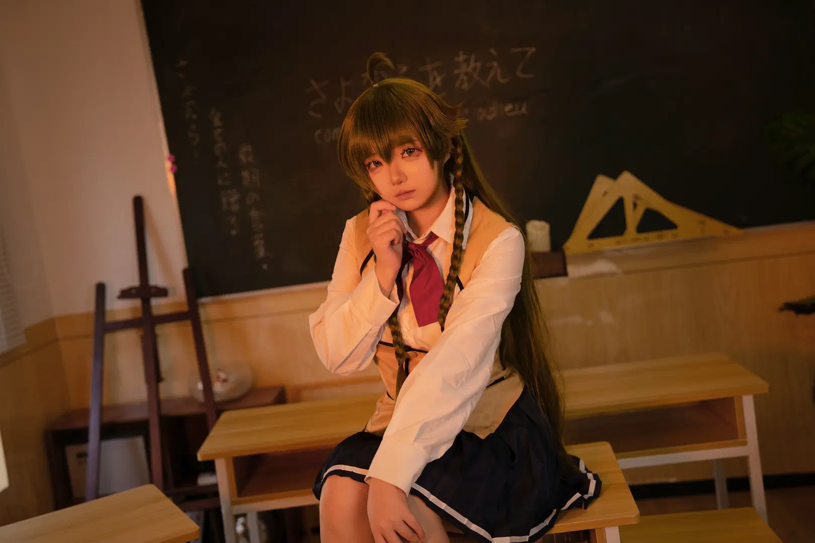 【巣鴨睦月コスプレ】『さよならを教えて』毒電波教室で紡ぐ憂鬱な告白 - 酒精灯Kana - 7枚目