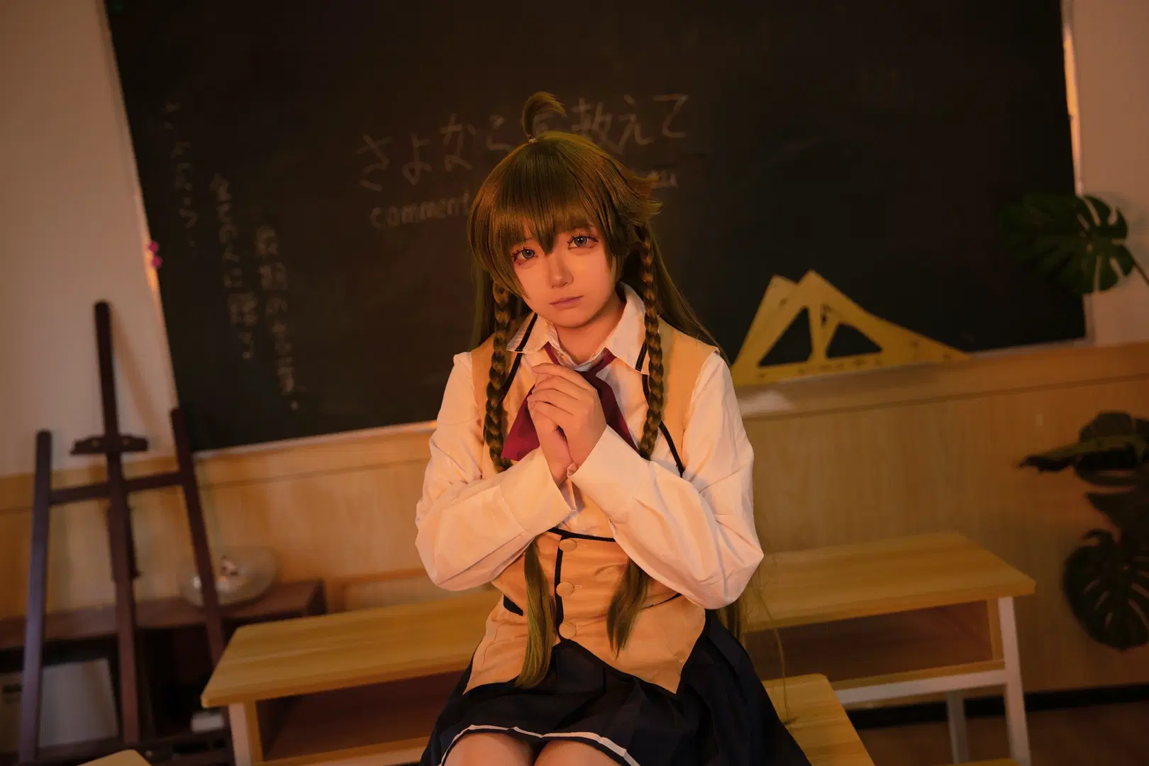【巣鴨睦月コスプレ】『さよならを教えて』毒電波教室で紡ぐ憂鬱な告白 - 酒精灯Kana - 9枚目