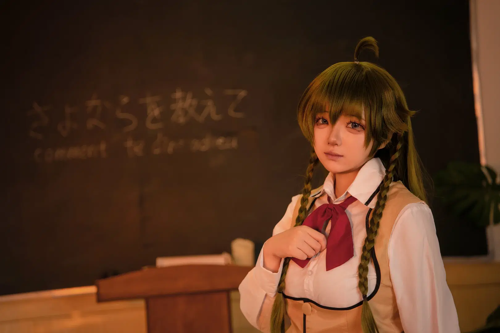 [Sugamo Mutsuki cosplay] Sayonara wo Oshiete: Recreating the Classic Standing Illustration of the Sayo Cult by 酒精灯Kana - Image 3