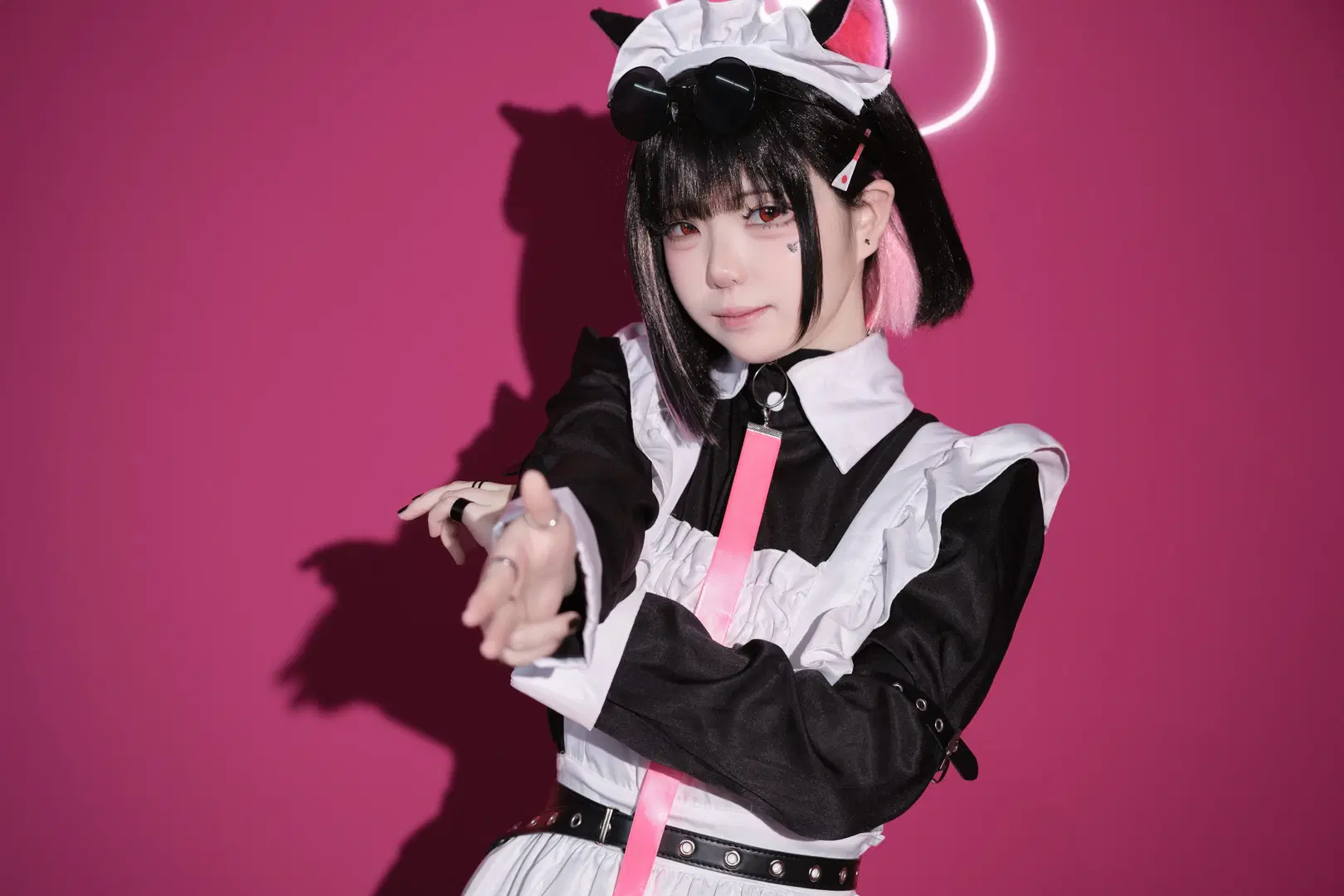 【杏山和紗cos】蔚藍檔案女僕裝同人 - 酒精灯Kana - 第3張