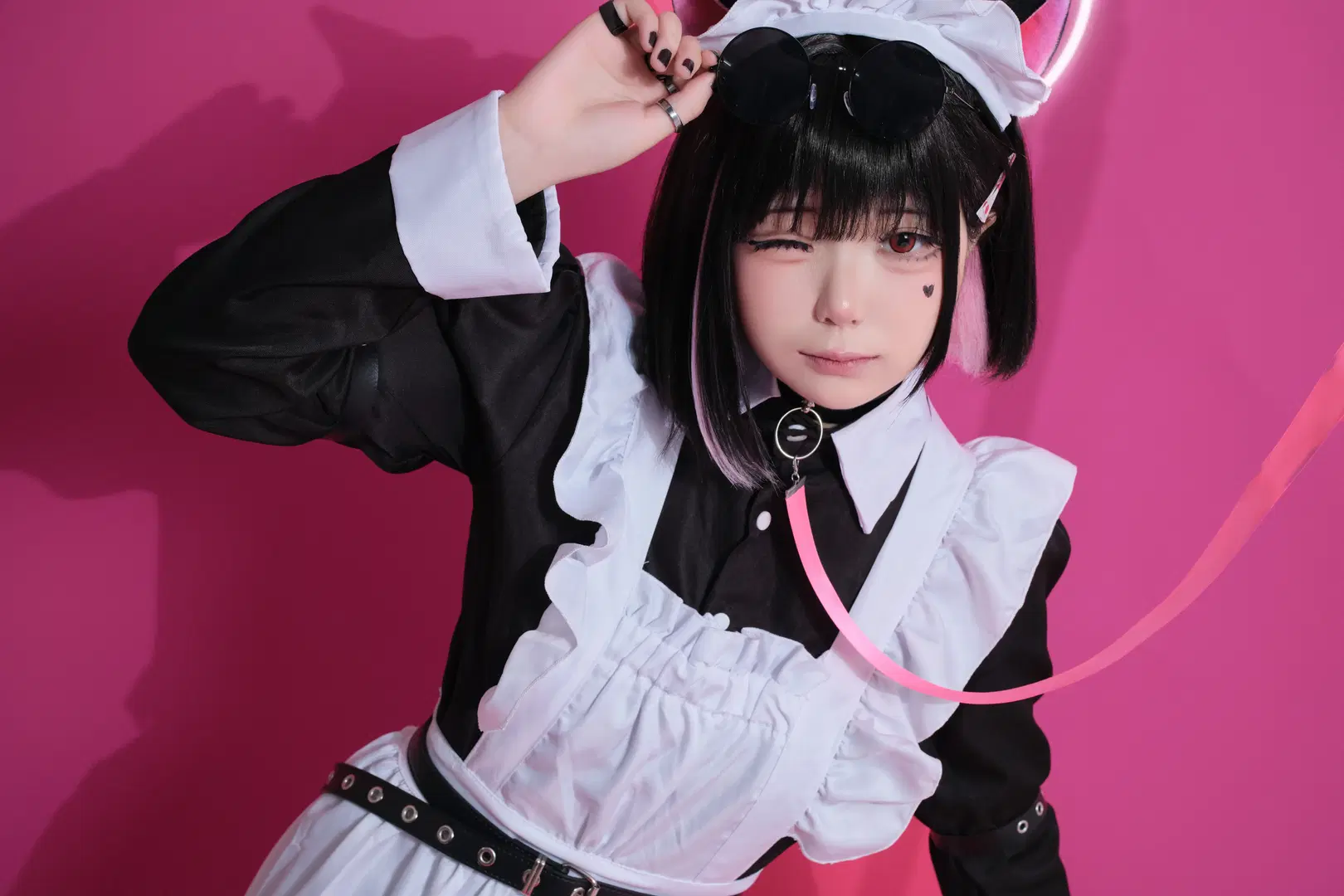 【杏山和紗cos】蔚藍檔案女僕裝同人 - 酒精灯Kana - 第9張