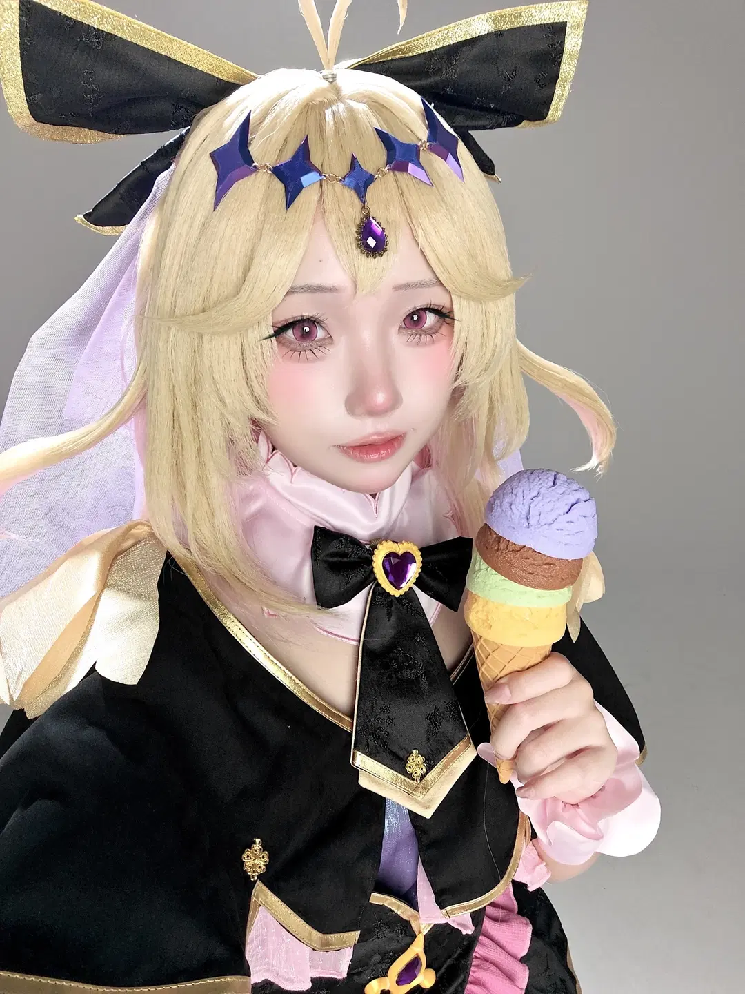 cosplay, 光之美少女, 露露卡cos, 名侦探光之美少女, 冰淇淋