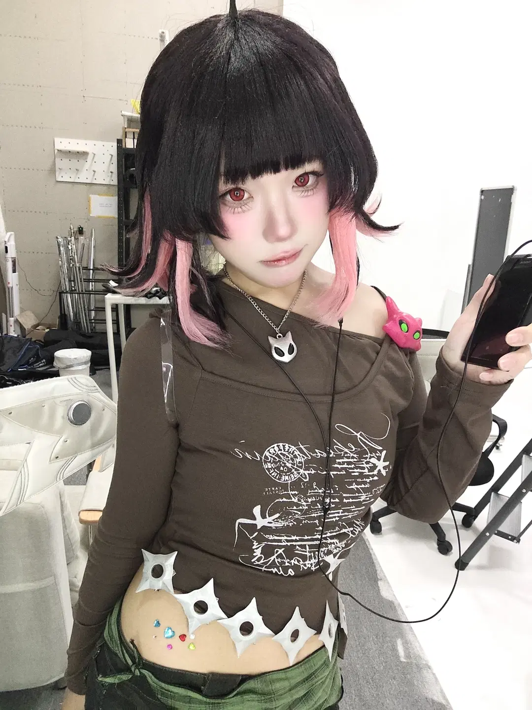 绝区零, 萌妹, 南宫羽cos, 电子y3k, 3D打印配饰