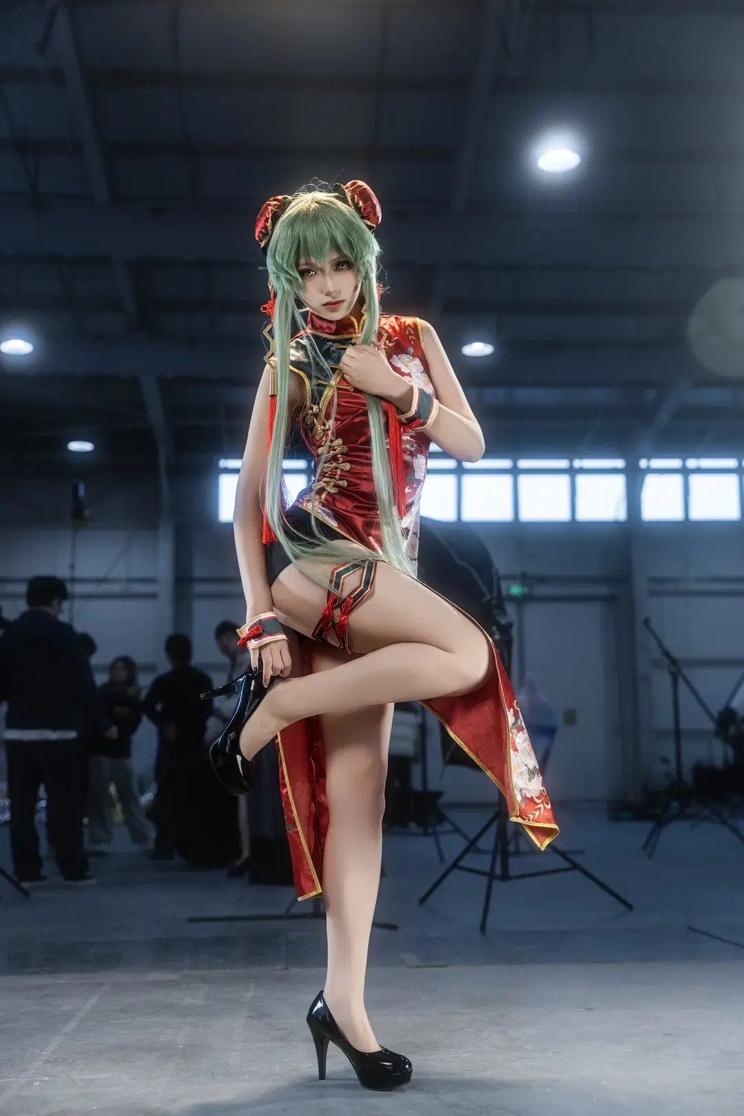 Convention photo, Anime convention, Qipao, C.C. cosplay, Lelouch