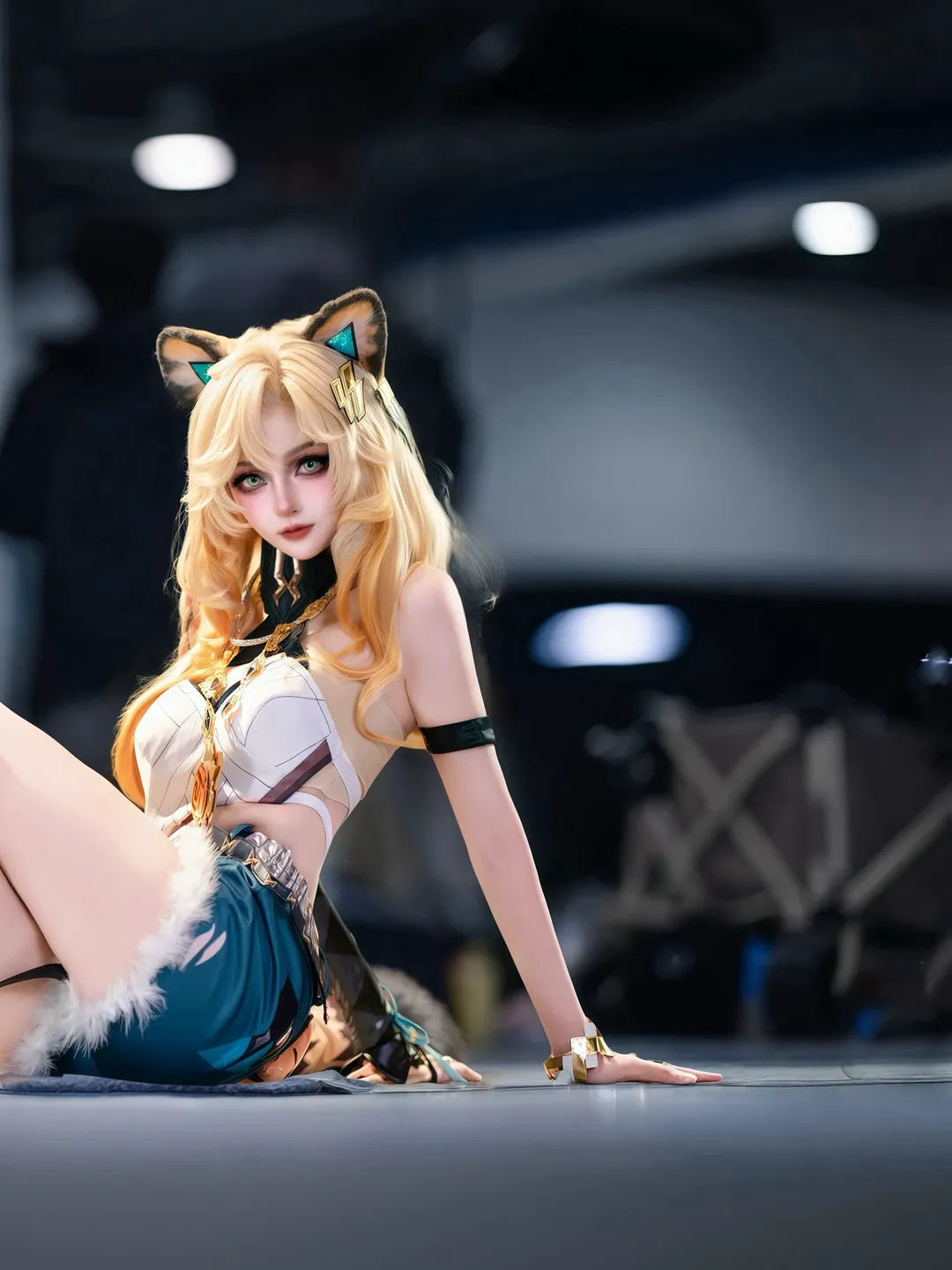 原神, cosplay, 猫耳, 漫展场照, 希诺宁cos - 第2张