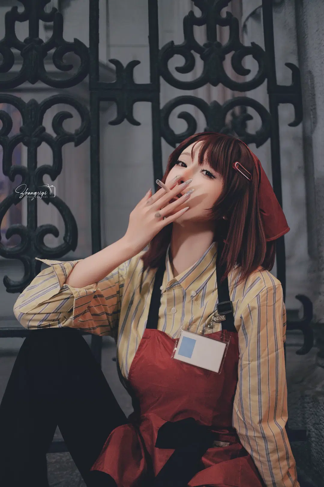 【山田小姐cos】深夜街头烟火气，超市后门的二次元少女 - 坏坏孩子琦 - 第4张