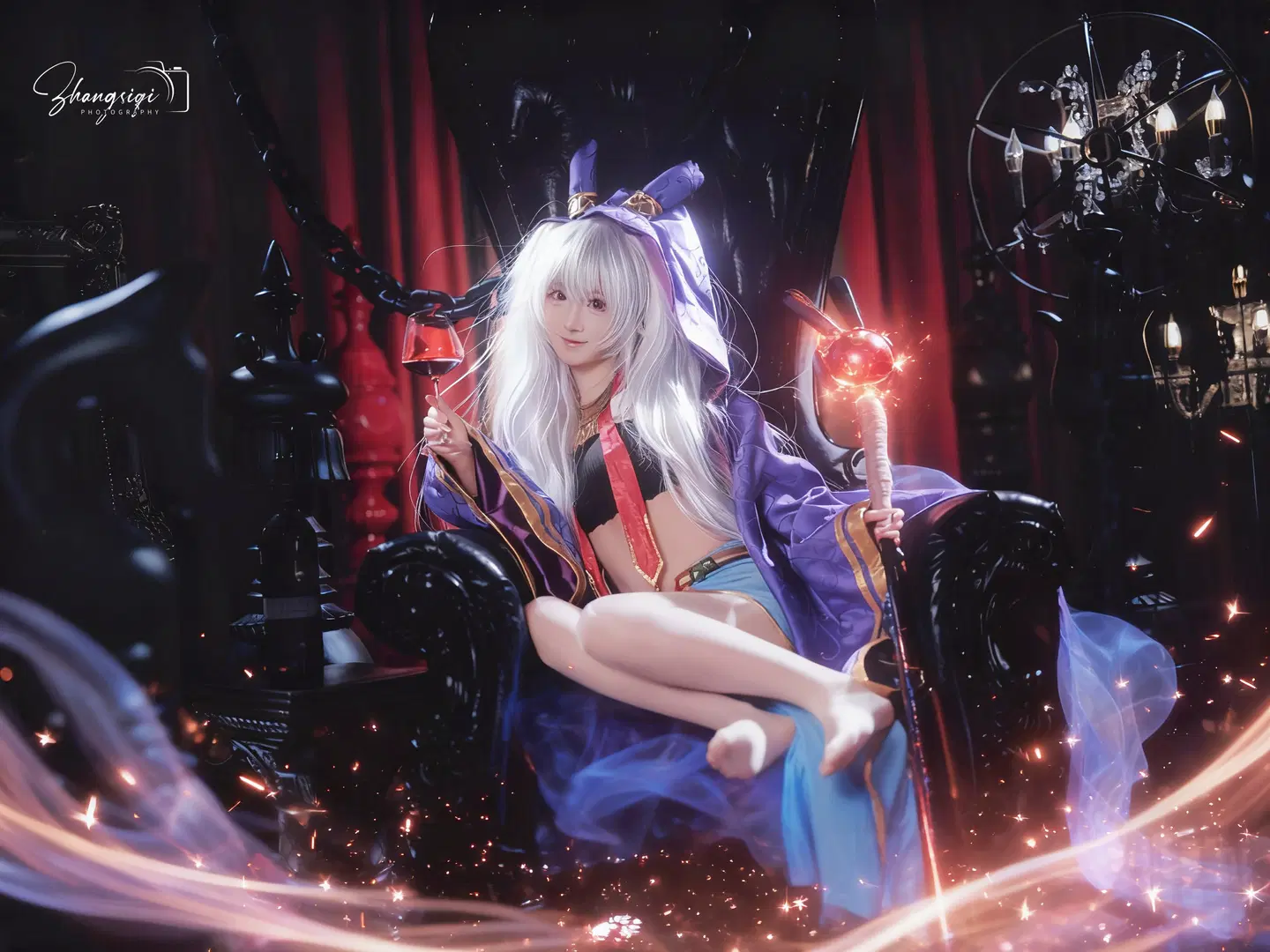 【拉菲cos】碧蓝航线魔女拉菲的暗黑幻想曲 - 坏坏孩子琦 - 第10张