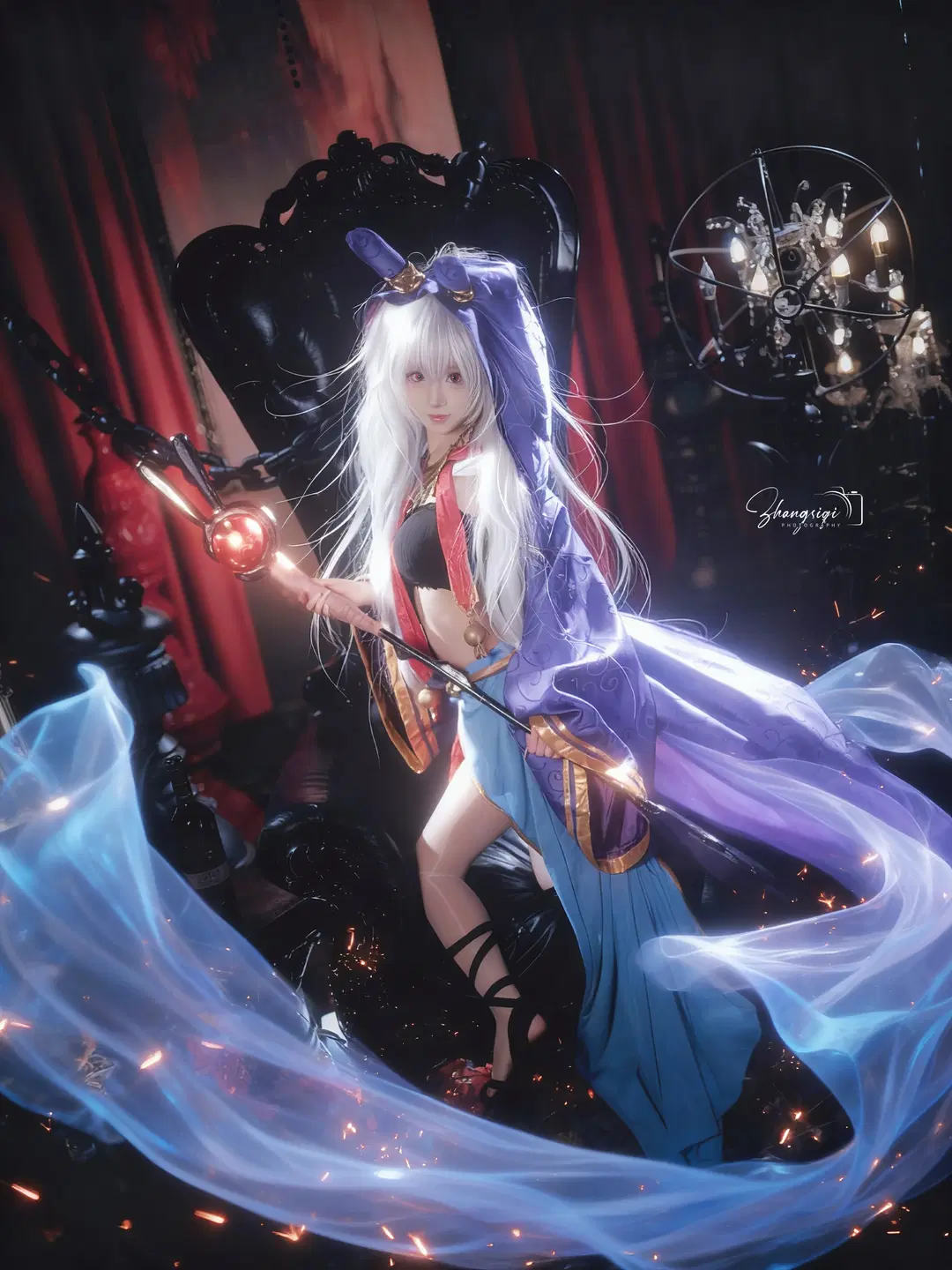 【拉菲cos】碧蓝航线魔女拉菲的暗黑幻想曲 - 坏坏孩子琦 - 第2张