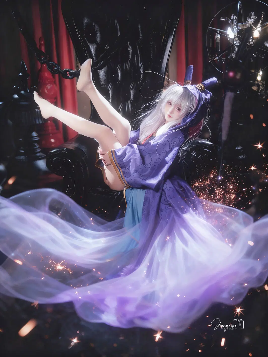 【拉菲cos】碧蓝航线魔女拉菲的暗黑幻想曲 - 坏坏孩子琦 - 第3张