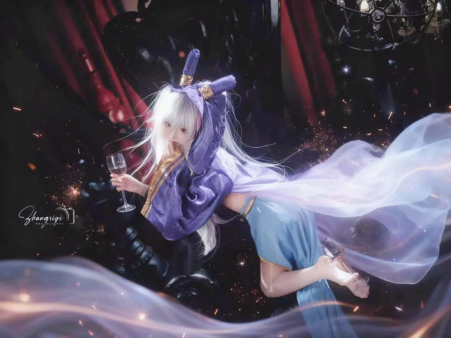 【拉菲cos】碧蓝航线魔女拉菲的暗黑幻想曲 - 坏坏孩子琦 - 第4张