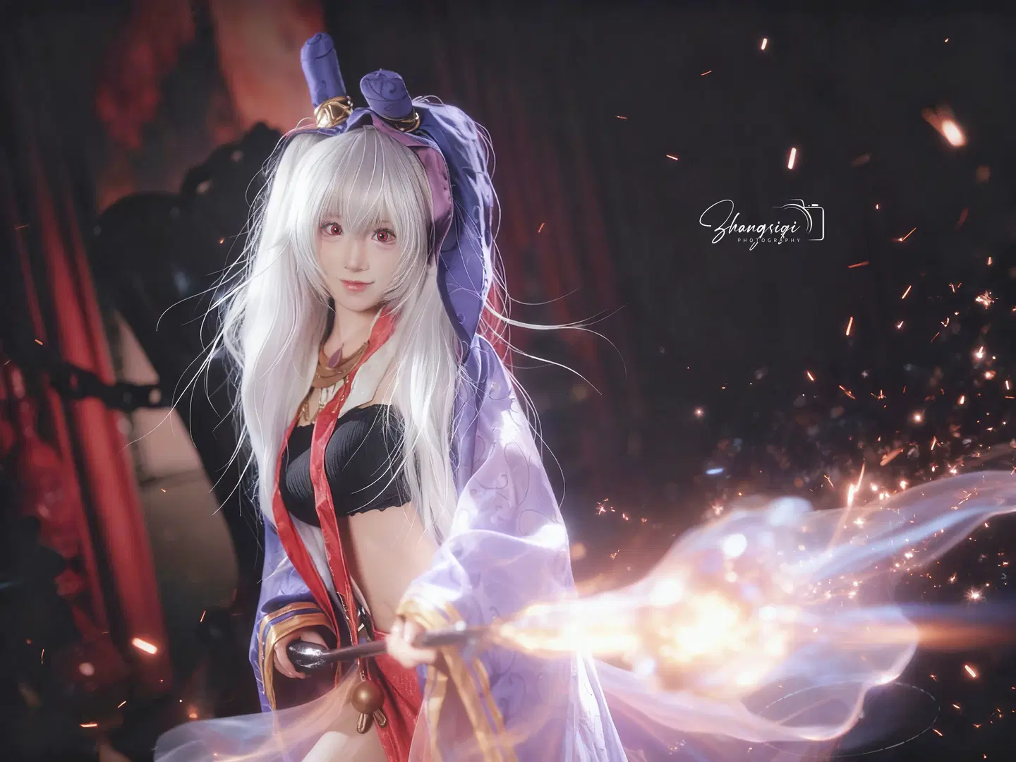 【拉菲cos】碧蓝航线魔女拉菲的暗黑幻想曲 - 坏坏孩子琦 - 第5张