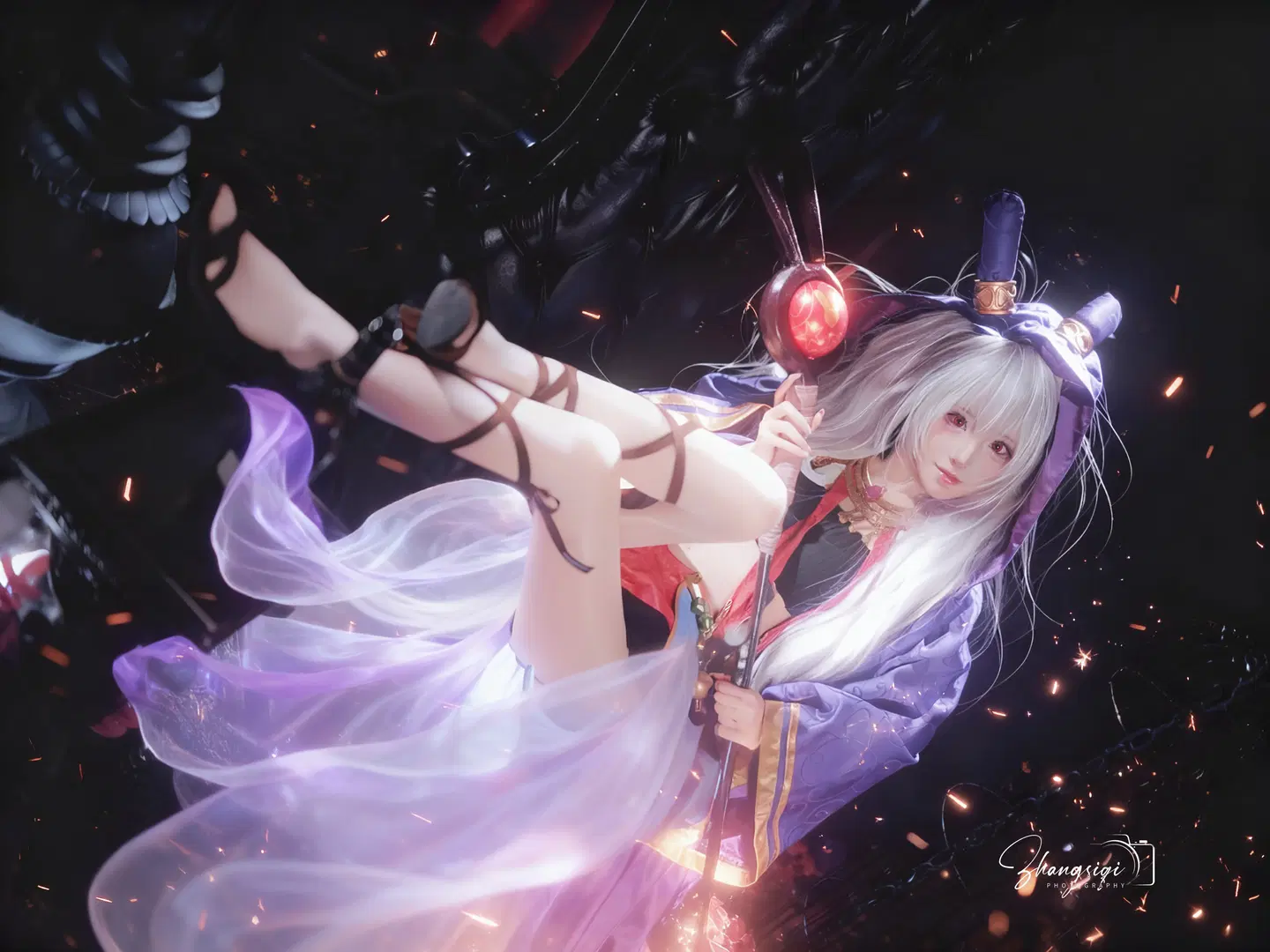 【拉菲cos】碧蓝航线魔女拉菲的暗黑幻想曲 - 坏坏孩子琦 - 第7张