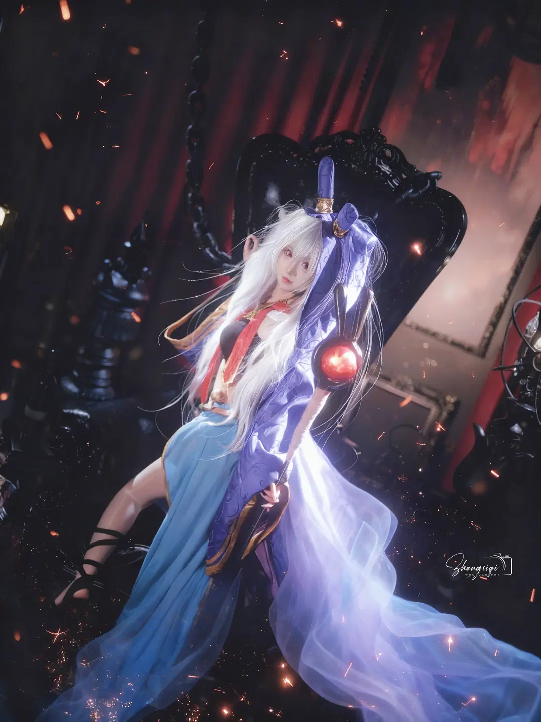 【拉菲cos】碧蓝航线魔女拉菲的暗黑幻想曲 - 坏坏孩子琦 - 第8张