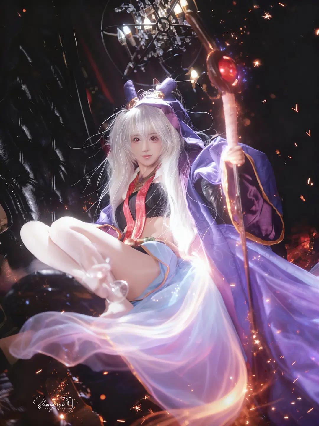 【ラフィー コスプレ】『アズールレーン』暗夜の魔法とワインの巡り逢い - 坏坏孩子琦 - 10枚目