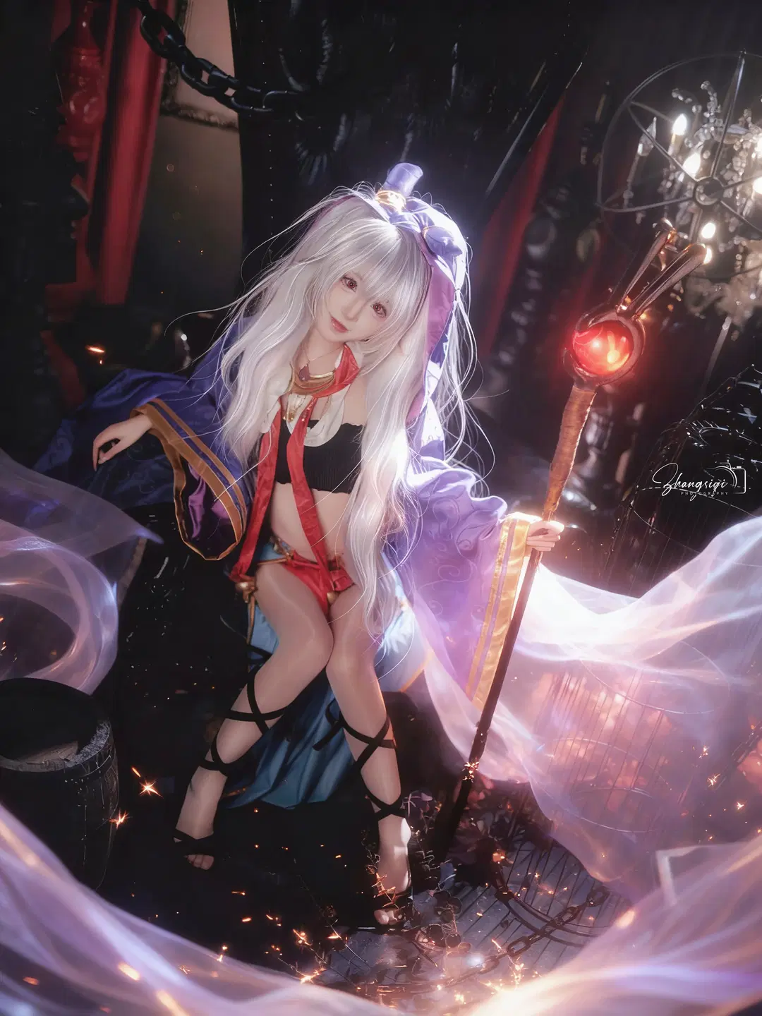【ラフィー コスプレ】『アズールレーン』暗夜の魔法とワインの巡り逢い - 坏坏孩子琦 - 12枚目