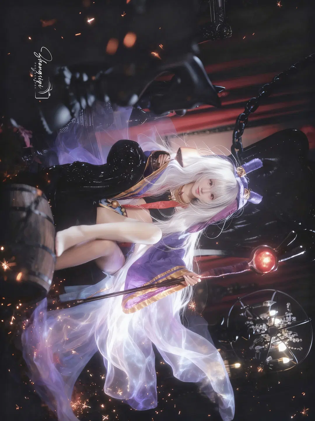 【ラフィー コスプレ】『アズールレーン』暗夜の魔法とワインの巡り逢い - 坏坏孩子琦 - 2枚目