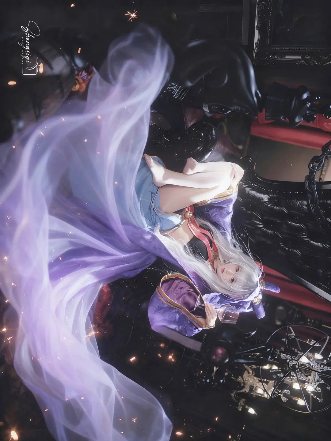 【ラフィー コスプレ】『アズールレーン』暗夜の魔法とワインの巡り逢い - 坏坏孩子琦 - 4枚目
