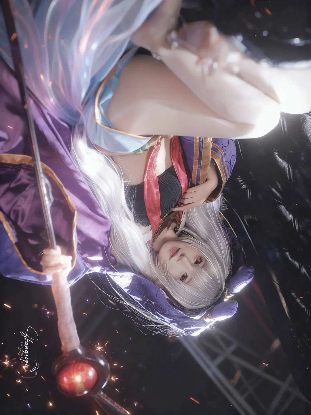 【ラフィー コスプレ】『アズールレーン』暗夜の魔法とワインの巡り逢い - 坏坏孩子琦 - 6枚目