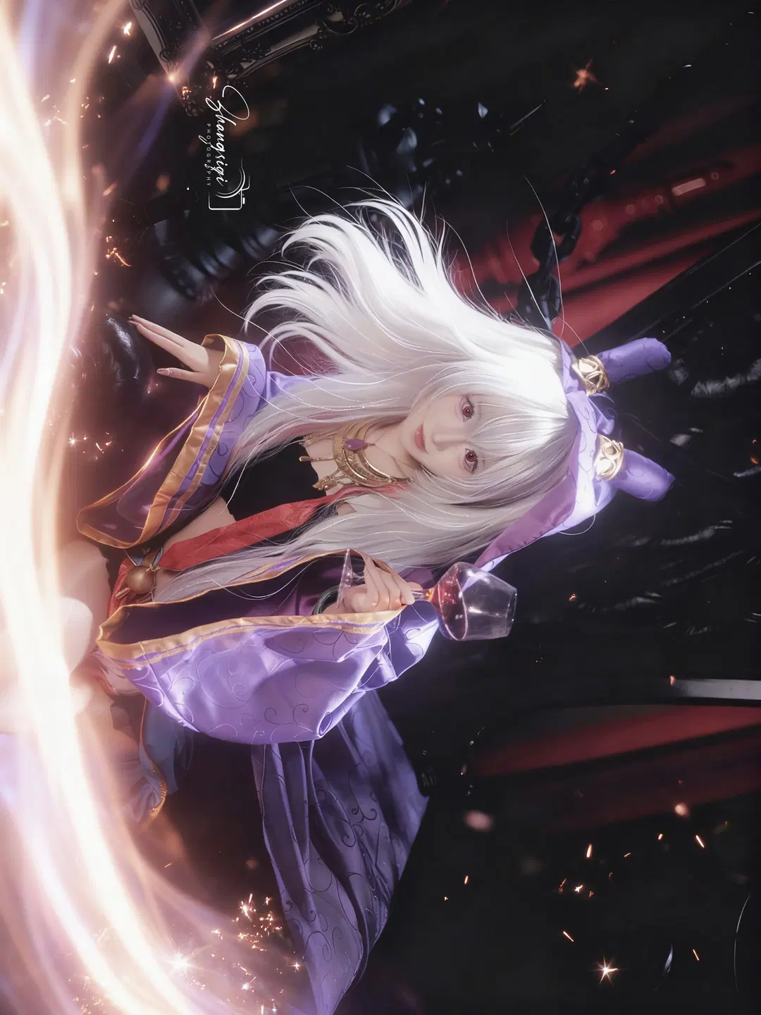 【ラフィー コスプレ】『アズールレーン』暗夜の魔法とワインの巡り逢い - 坏坏孩子琦 - 9枚目