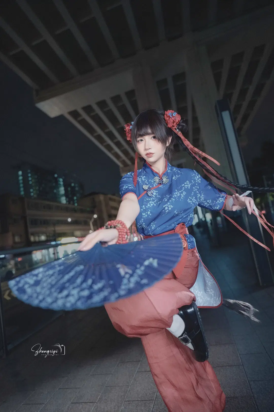 少女写真, 夜景人像, 中华娘, 国风穿搭, 武侠风