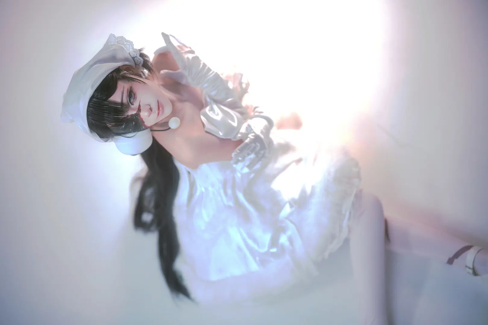 [Sua cosplay] ALIEN STAGE: A Pure White Phantasm Reshaped by Light and Shadow by 摄影-宝琳 - Image 2