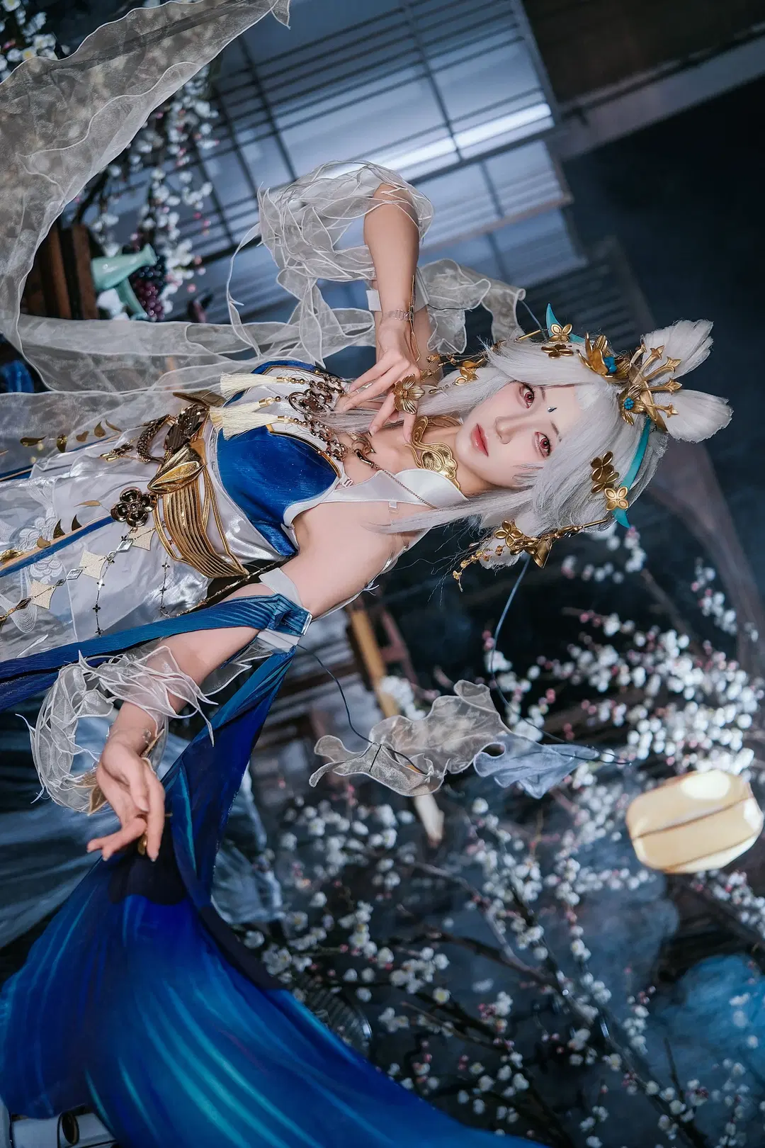 【嫦娥 コスプレ】『オナー・オブ・キングス』落星盞、月宮の仙女が魅せる涼やかさと華麗美（中華風コスプレ・ロールプレイングゲーム） - 爱用富士的牛牛 - 5枚目