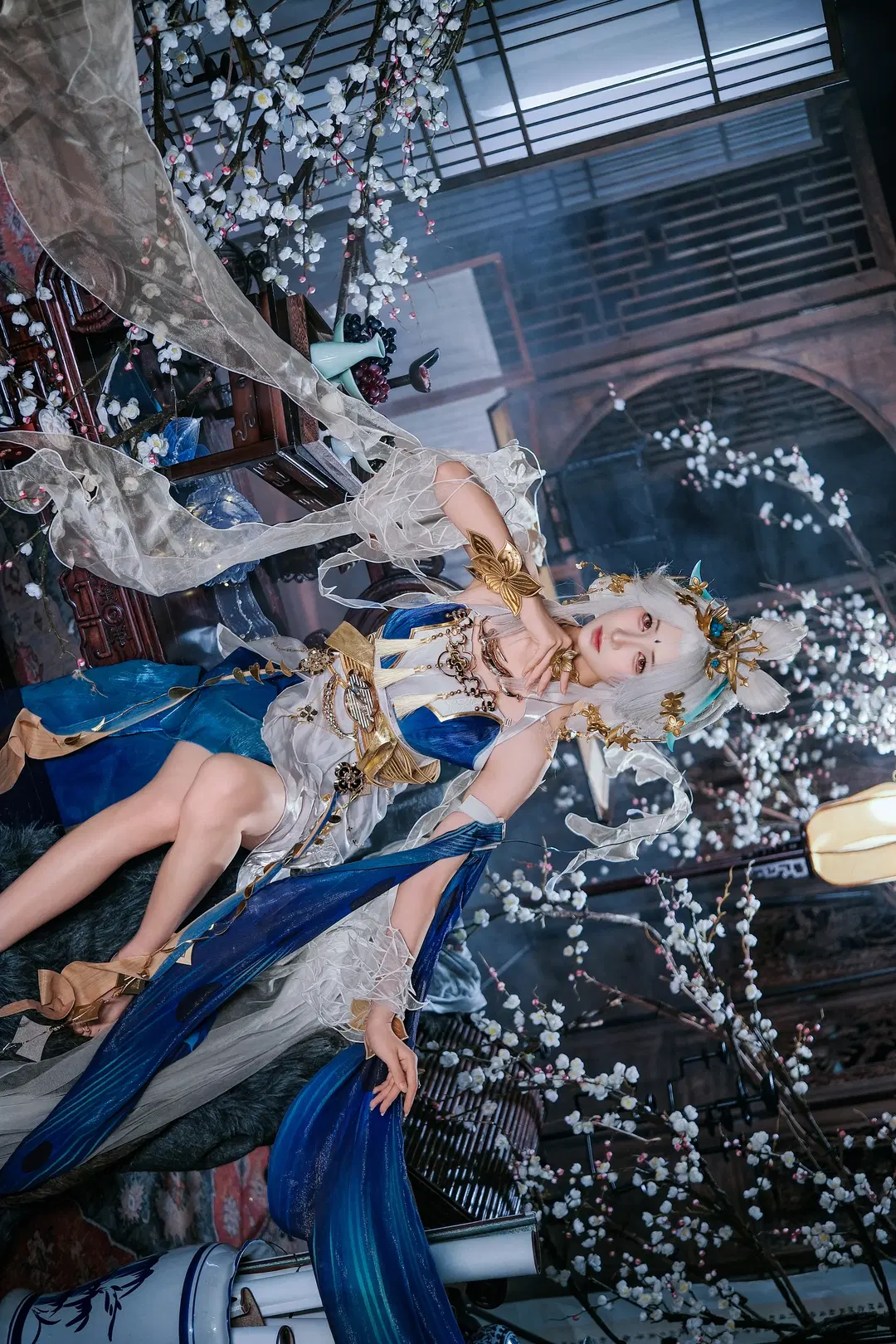 [Chang'e cosplay] Honor of Kings Chang'e - "Stellar Vessel": Oriental Fantasy Woven in Warm and Cool Chiaroscuro by 爱用富士的牛牛 - Image 3